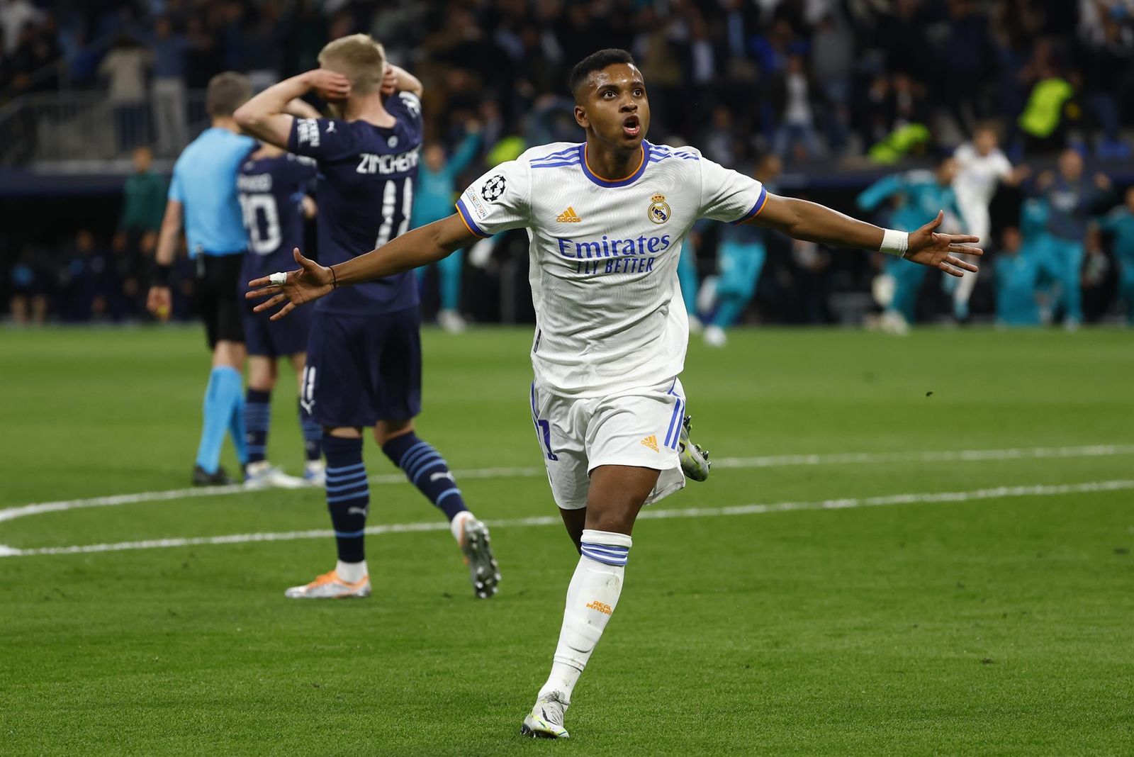 Rodrygo ante el Manchester City