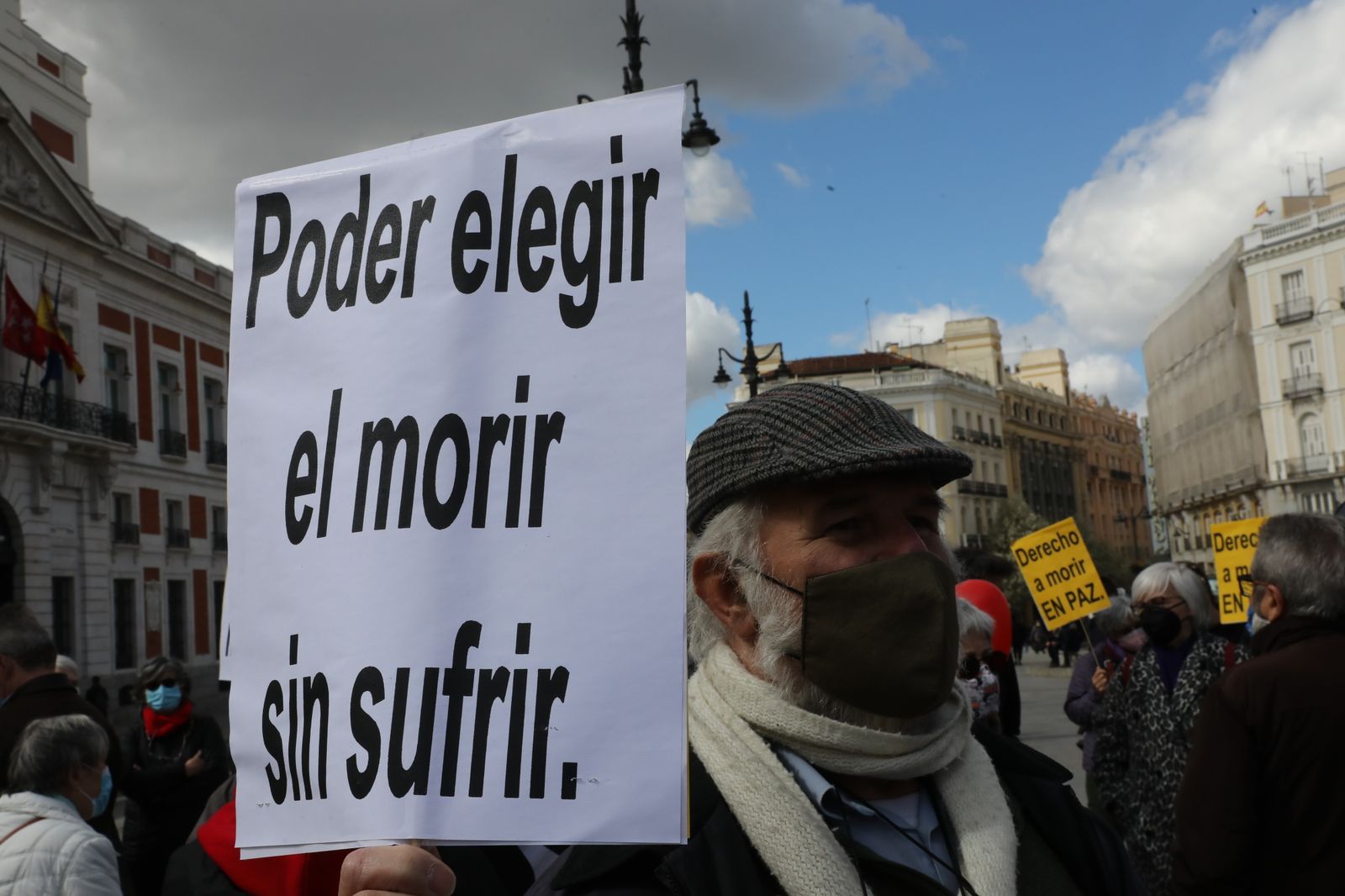 Concentración a favor de la Ley de Eutanasia