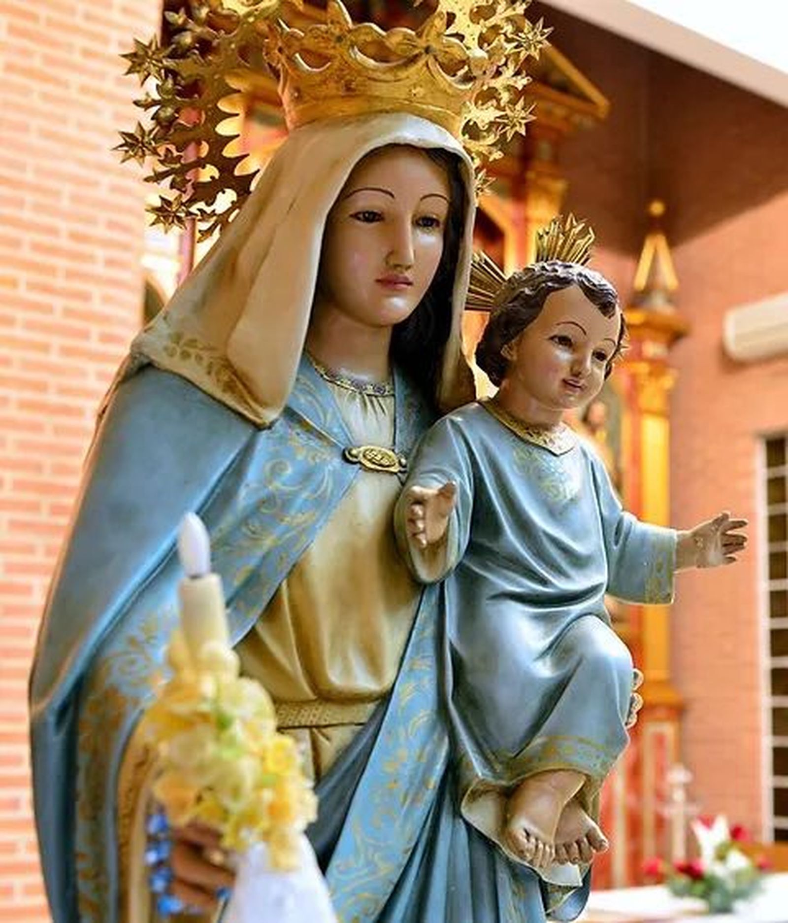 Imagen de Nuestra Señora de las Candelas, en  San Fernando de Henares