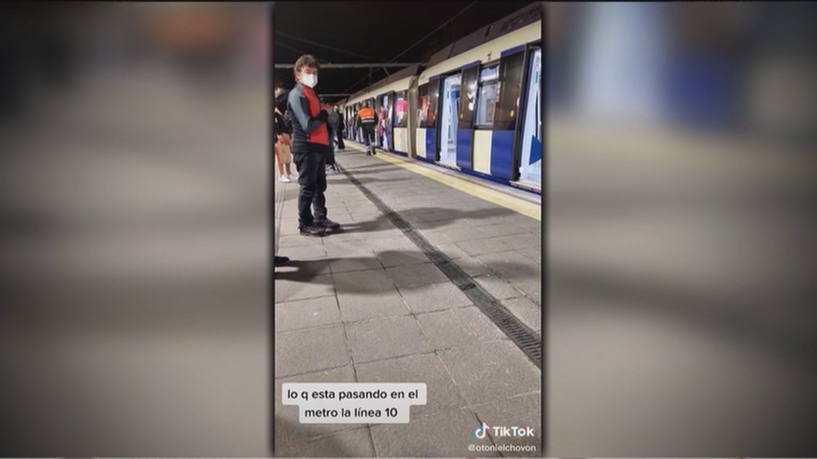 La broma pesada que obligó a desalojar un tren de la línea 10 de Metro de Madrid