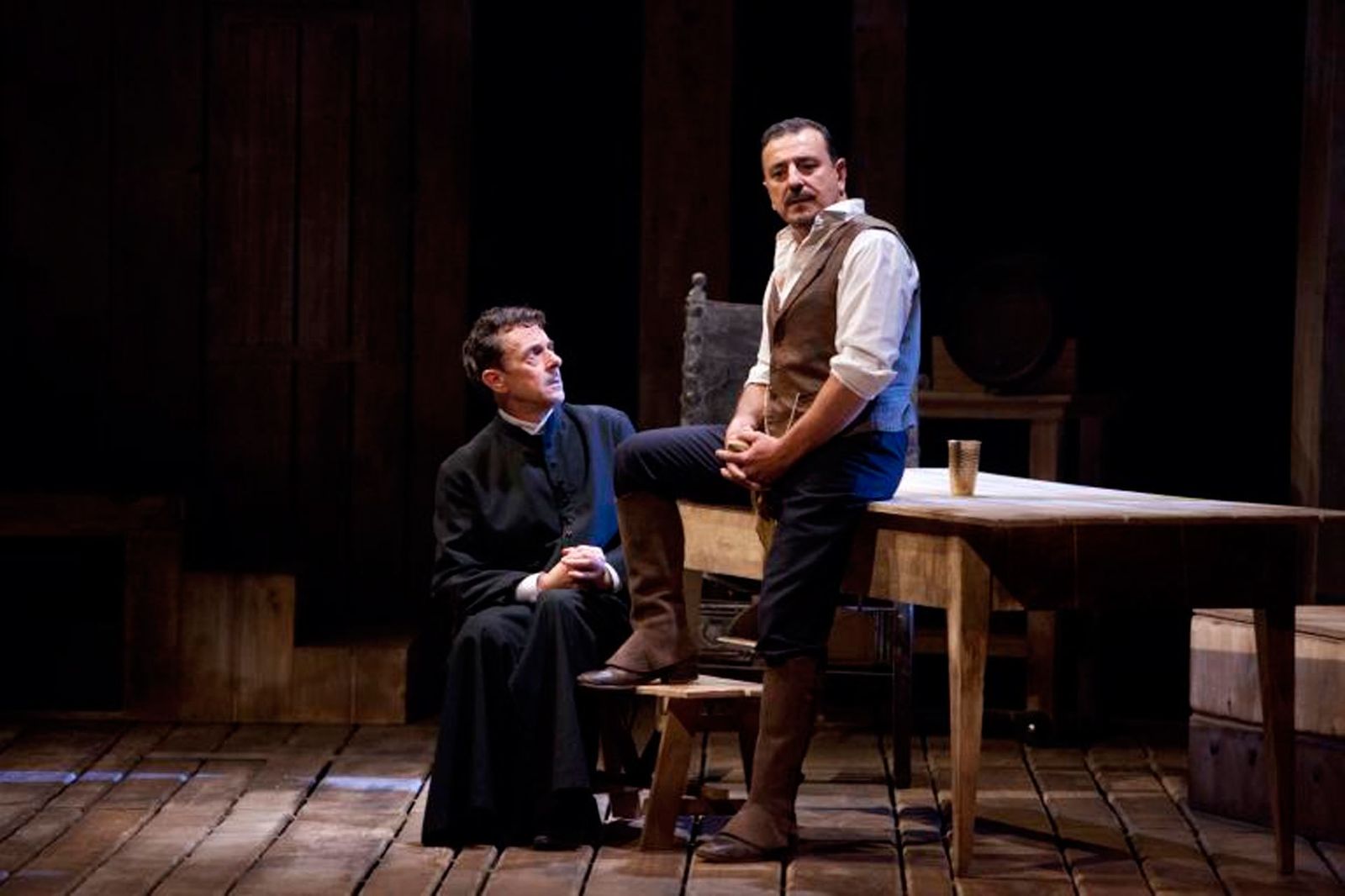 Marcial Álvarez y Pere Ponce en 'Los Pazos de Ulloa'