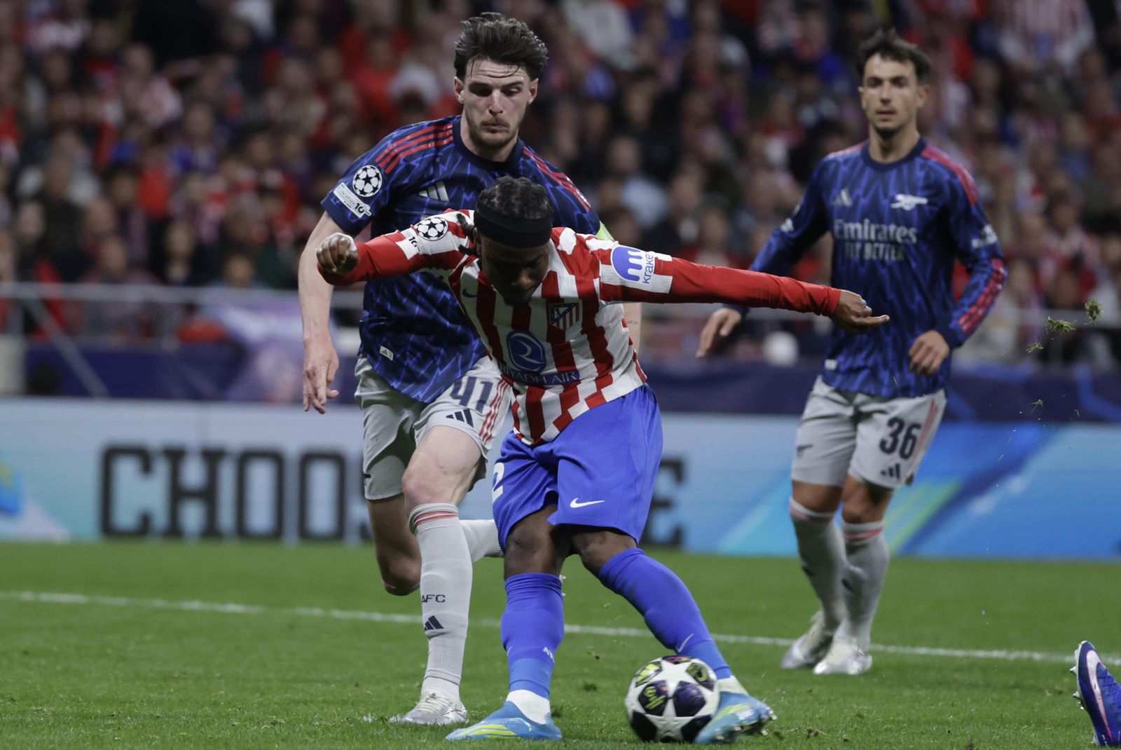 Declan Rice y Lookman