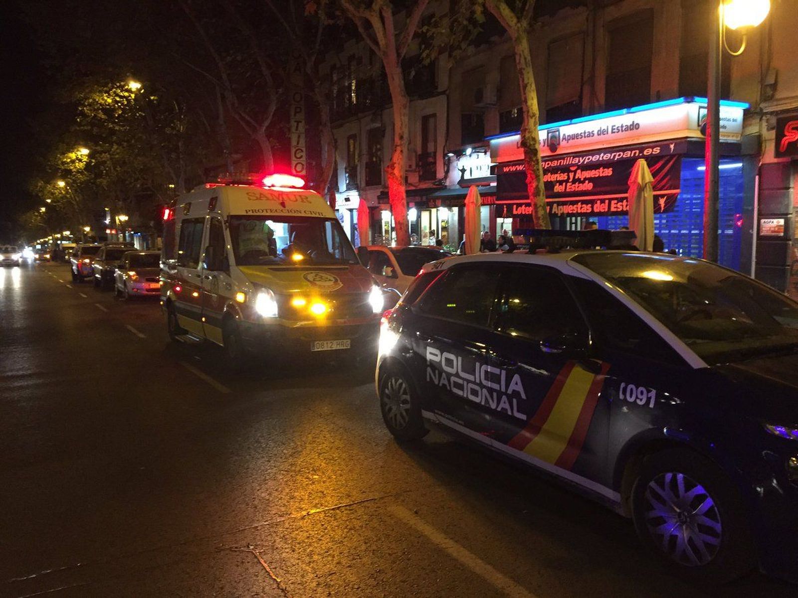 Cuatro detenidos por la muerte de un hombre tras una paliza en el paseo de las Delicias