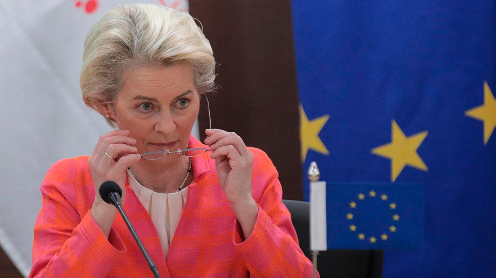 La presidenta de la Comisión Europea, Ursula Von der Leyen