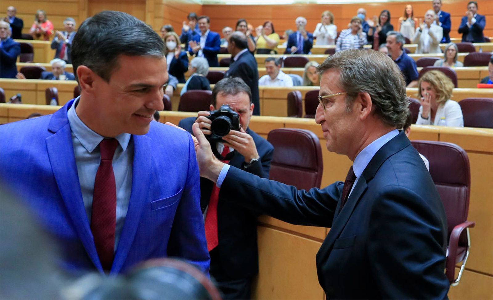 Pedro Sánchez y Alberto Núñez Feijóo