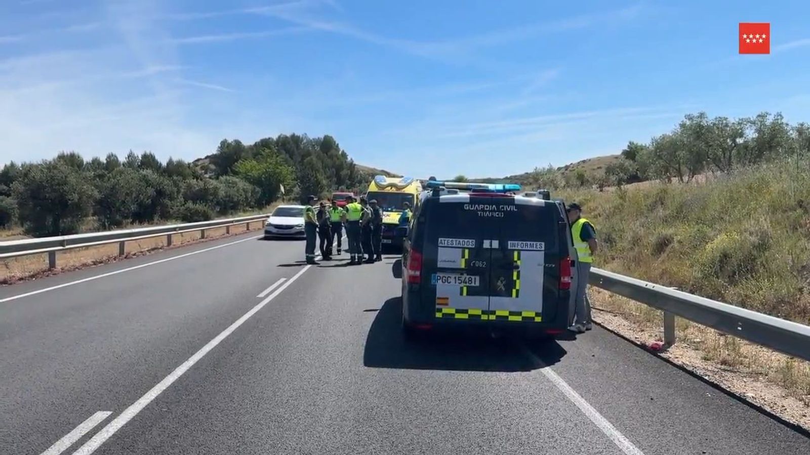 Atropello a dos ciclistas en Campo Real