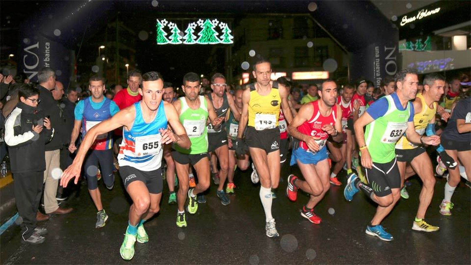 Salida de la San Silvestre mostoleña en su edición de 2015