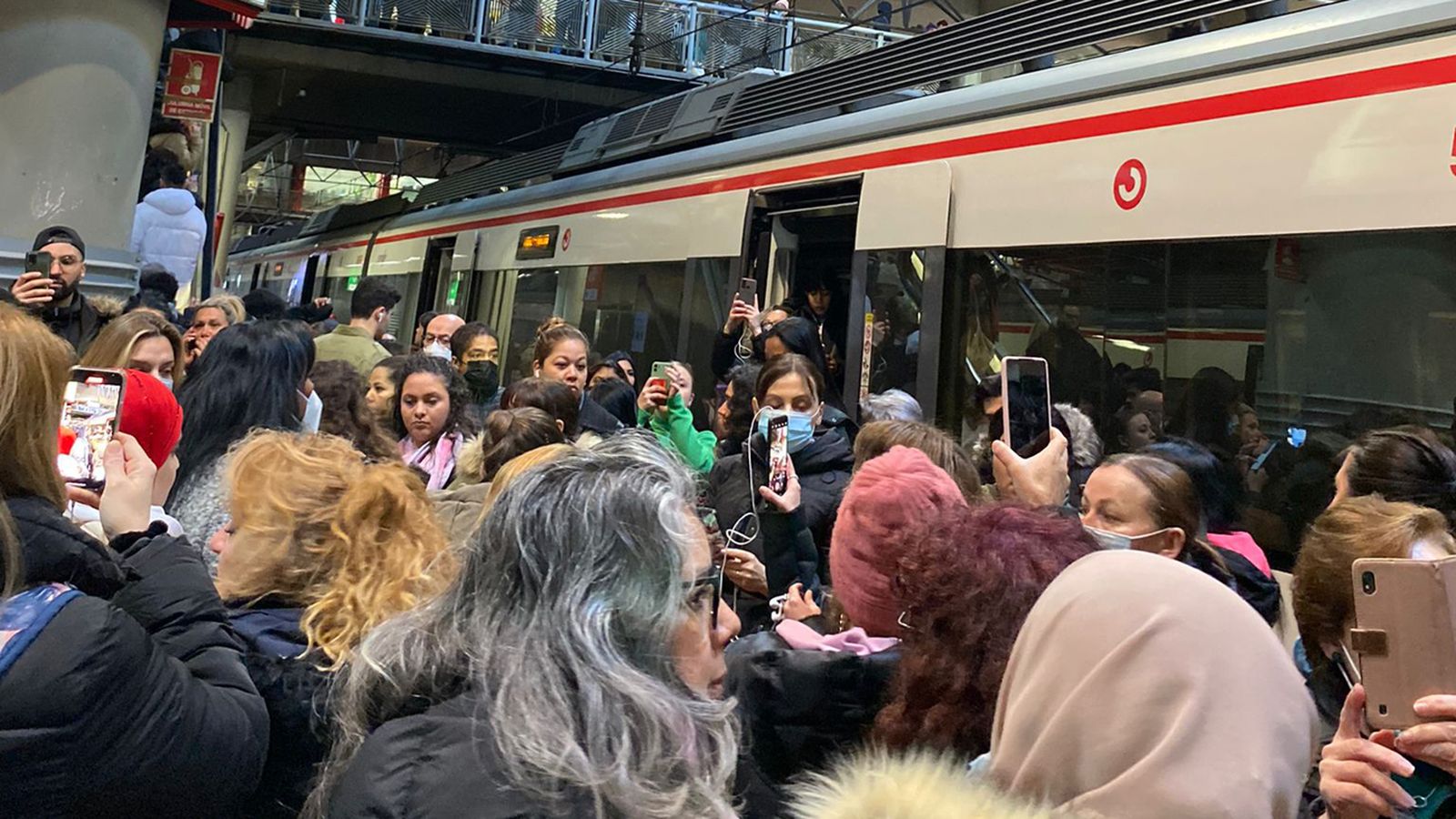Colapso en Cercanías Madrid