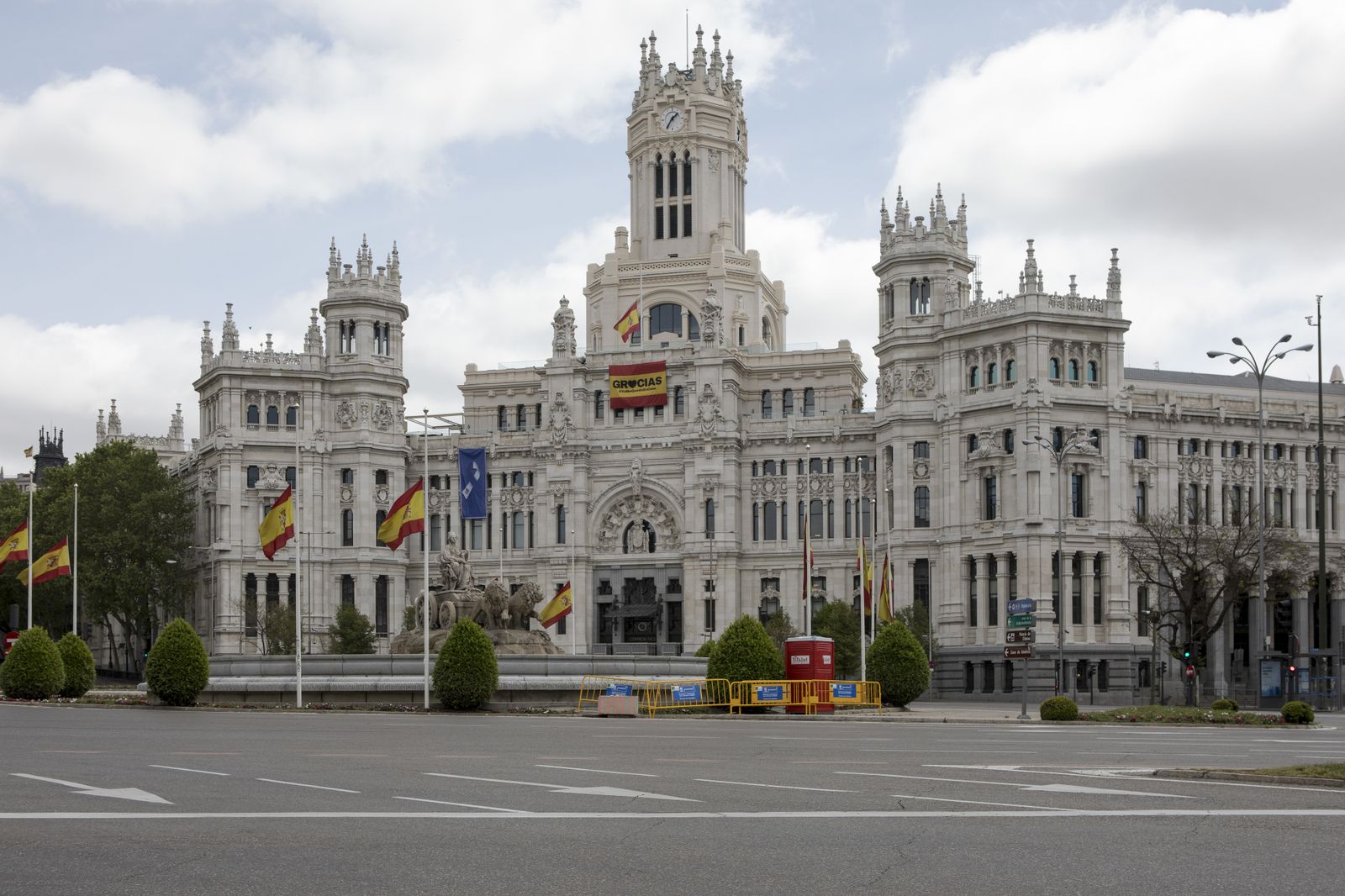 Palacio de Cibeles, sede del Ayuntamiento de Madrid