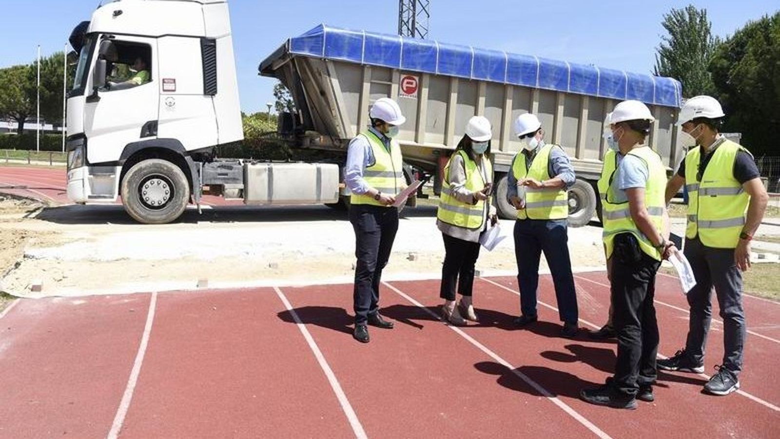 Obras en la Ciudad Deportiva Valle de las Cañas