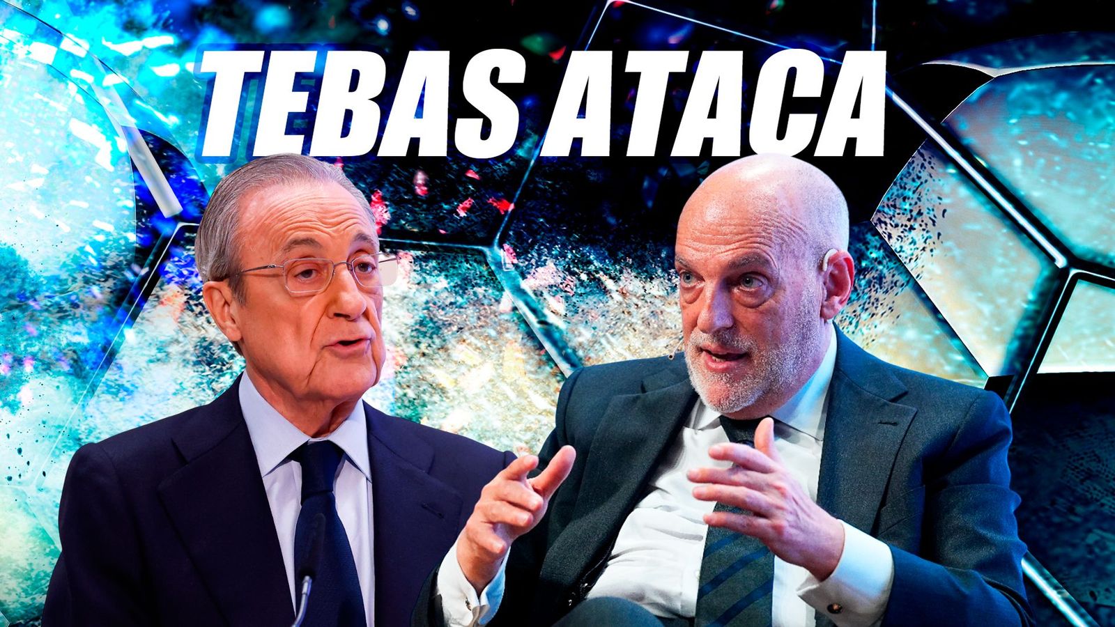 Tebas arremete contra Florentino Pérez por los horarios