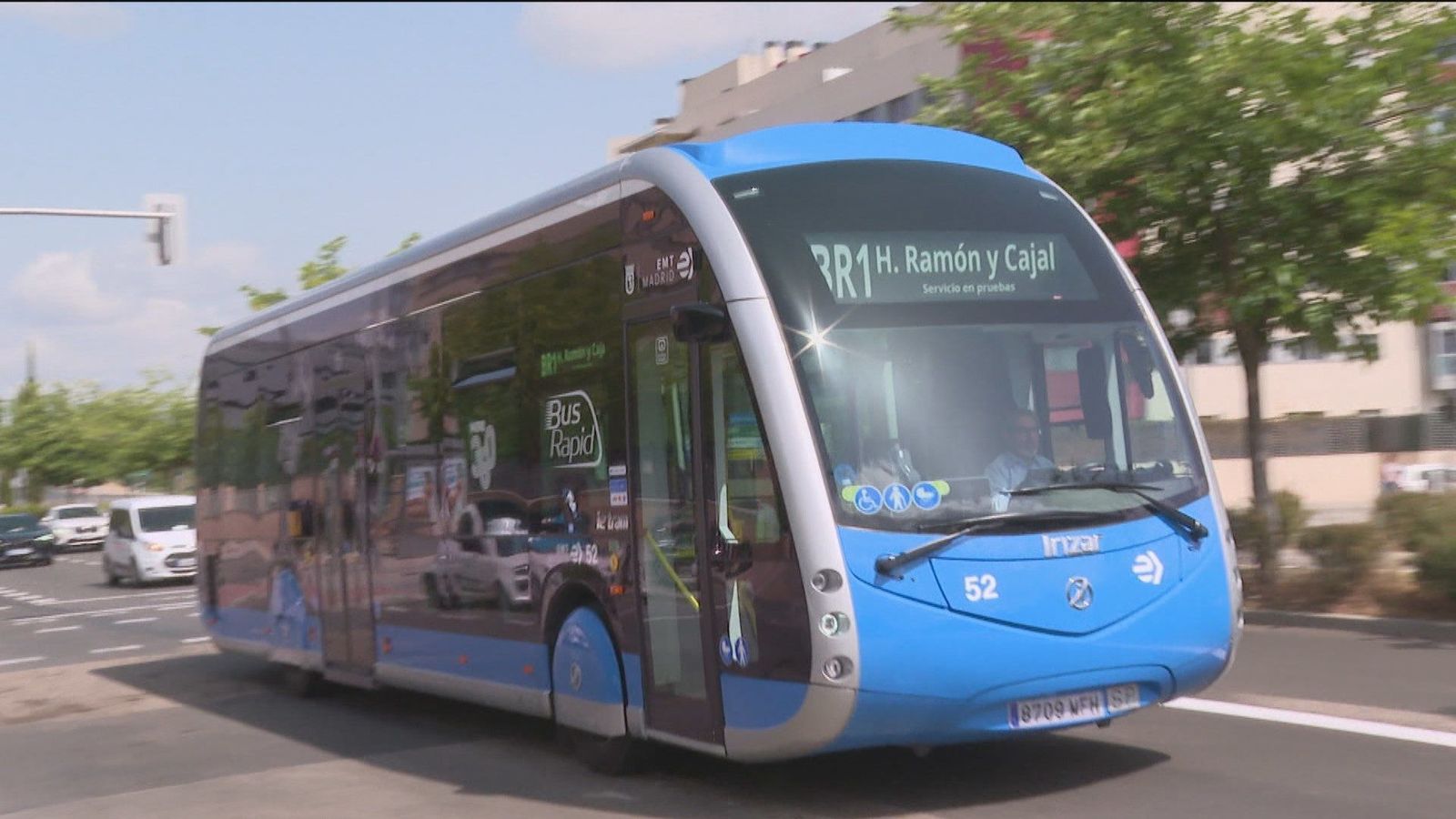 El bus rápido ya conecta todo Valdebebas con el Hospital Ramón y Cajal