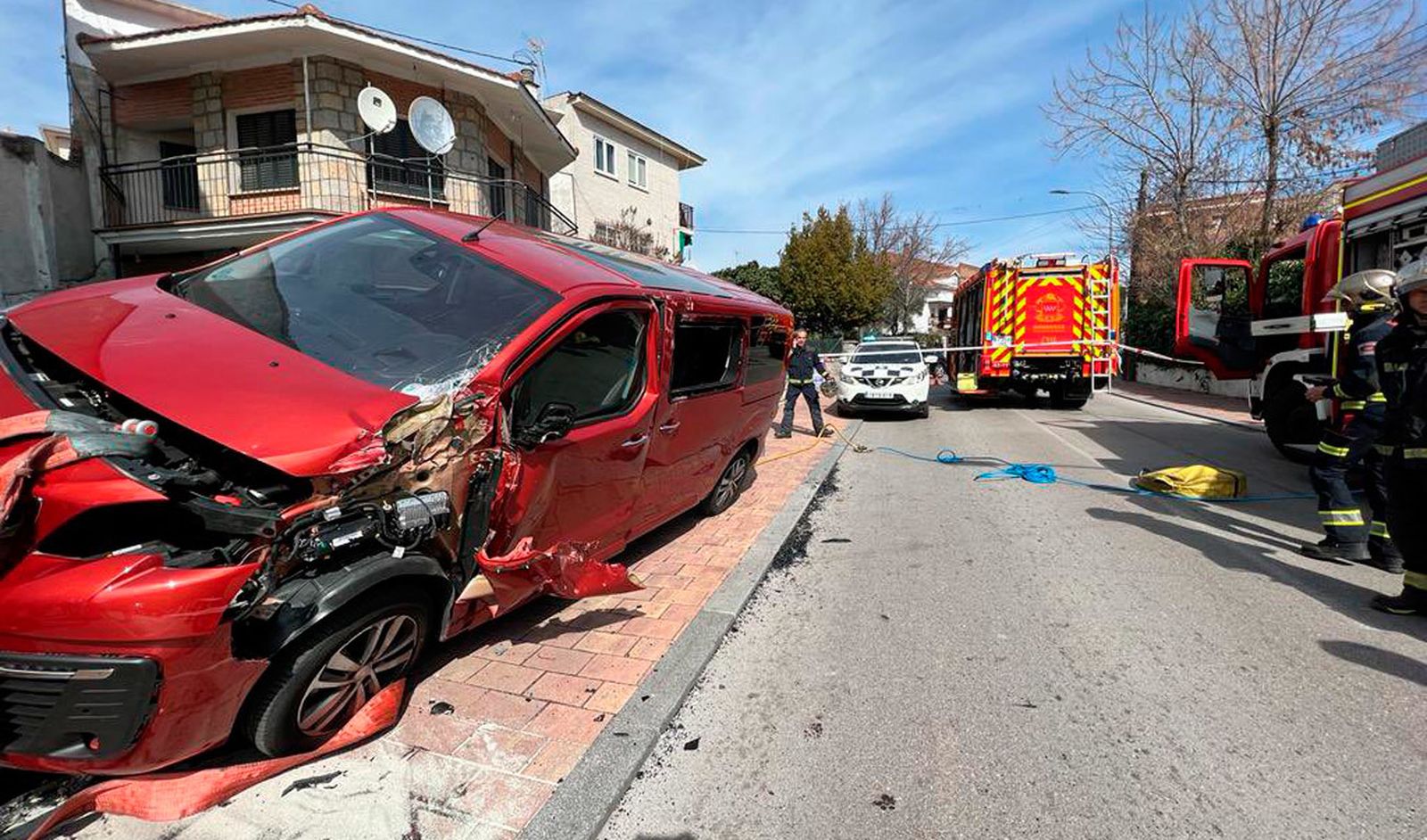 Accidente de coche en Moralzarzal