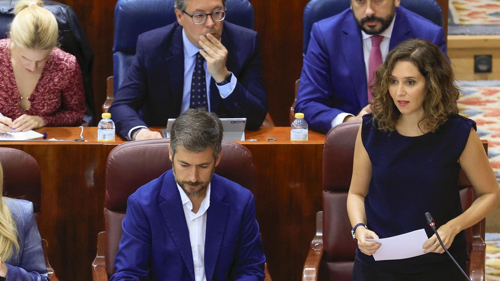 Ayuso habla sobre la amnistía en la Asamblea de Madrid