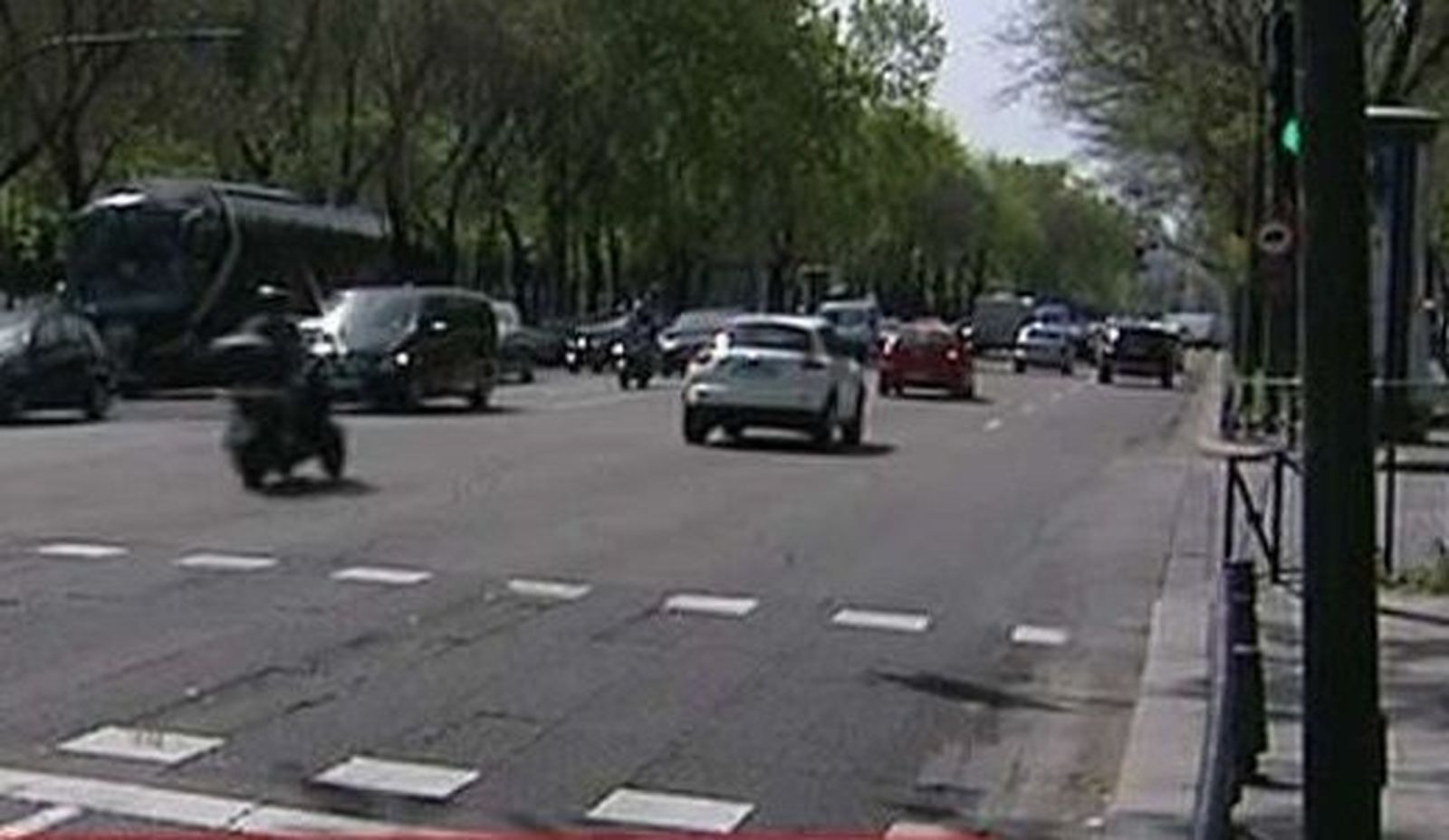 Un radar intercepta un vehículo a 131 kilómetros por hora en La Castellana