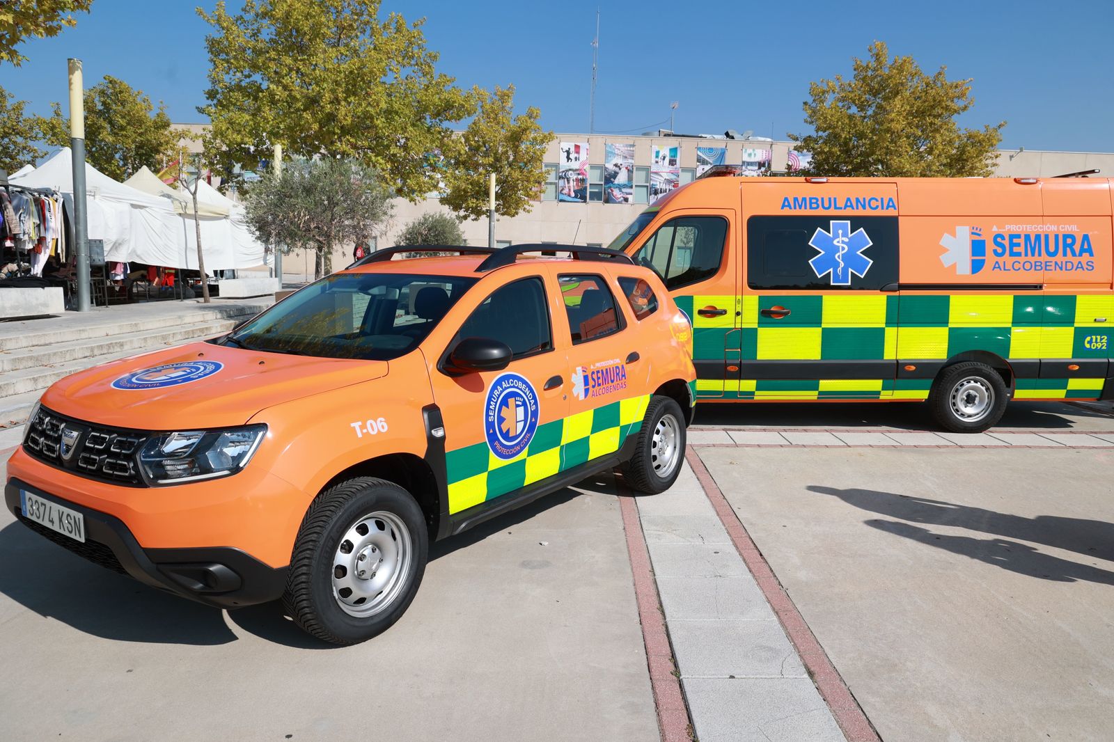 Vehículos del Semura, servicio de urgencias y rescate de Alcobendas
