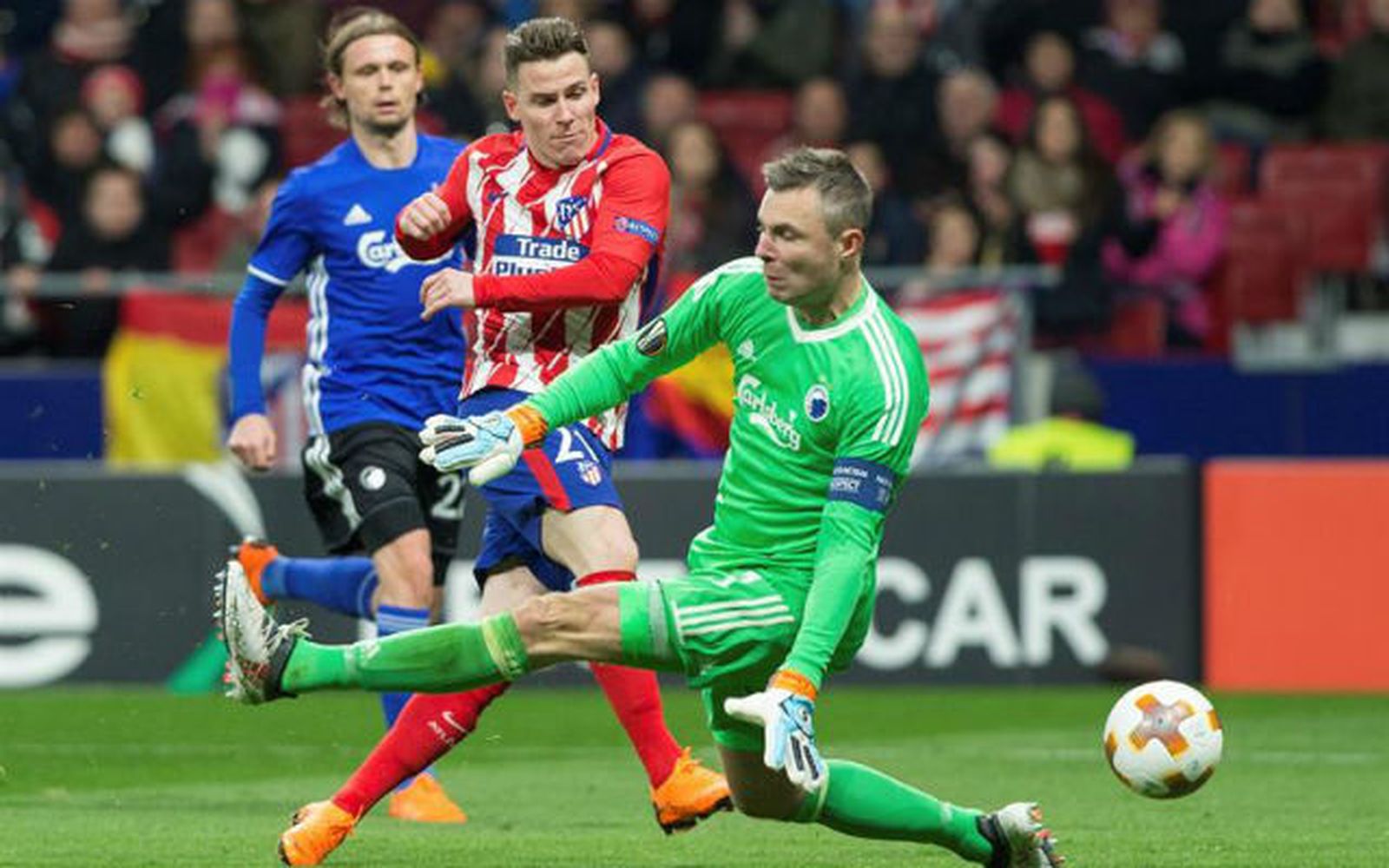 Gameiro ante el Copenhague