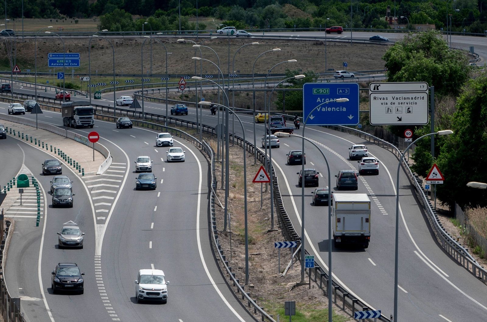 Circulación en la autovía A-3
