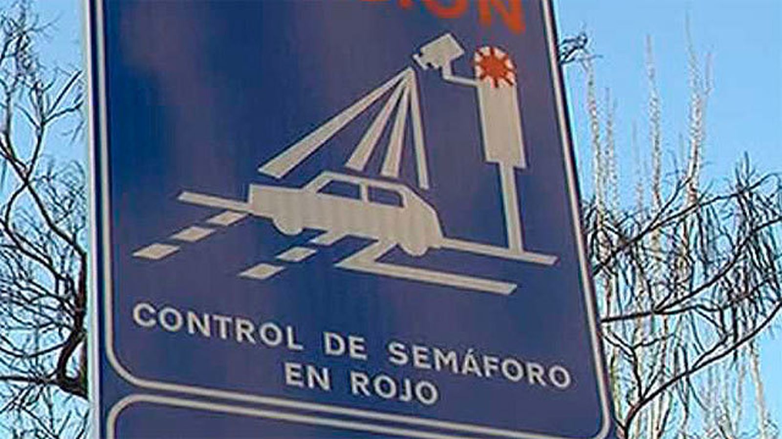 Cartel de foto rojo