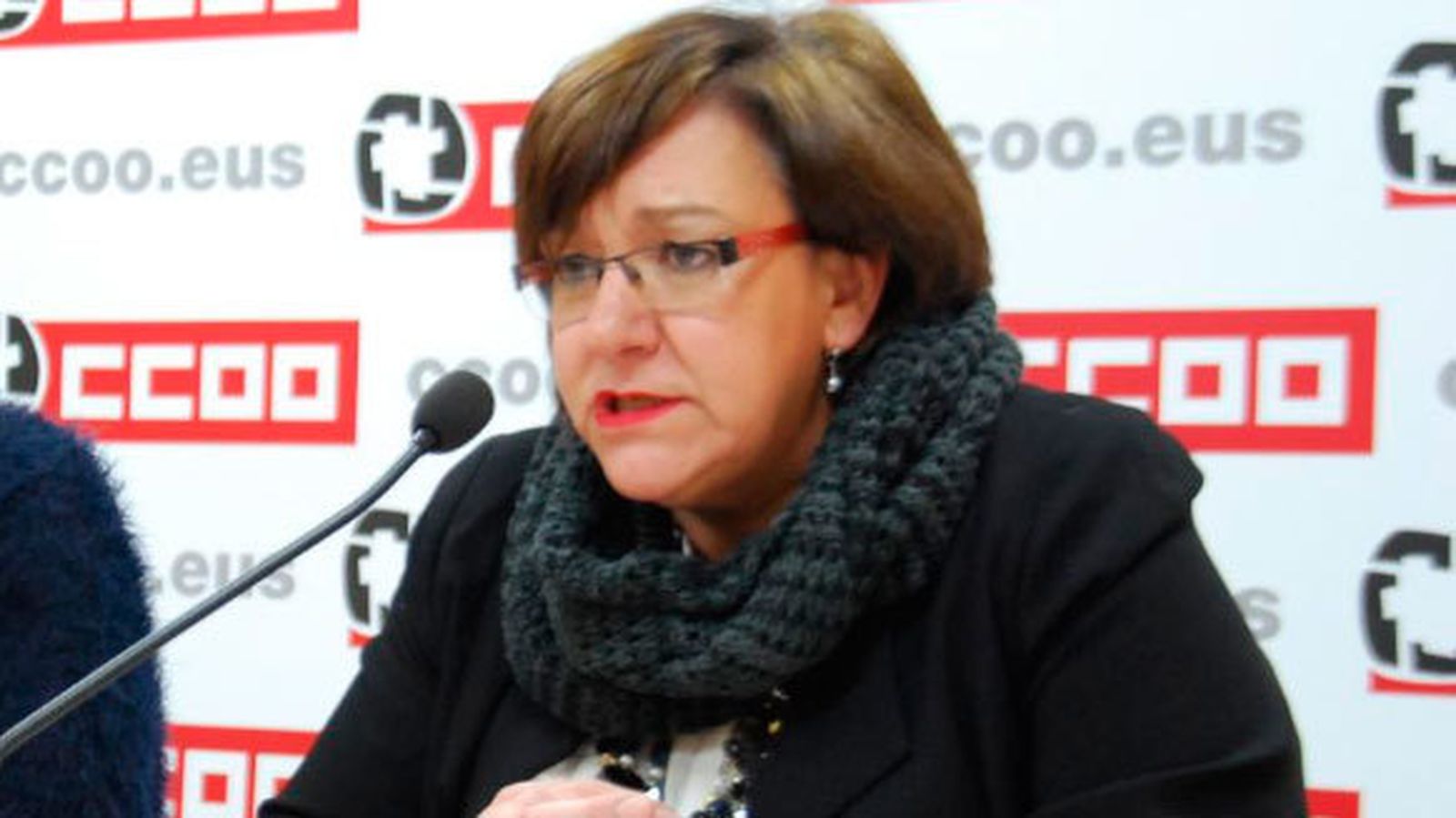 La secretaria de Acción Sindical de CCOO, Mari Cruz Vicente