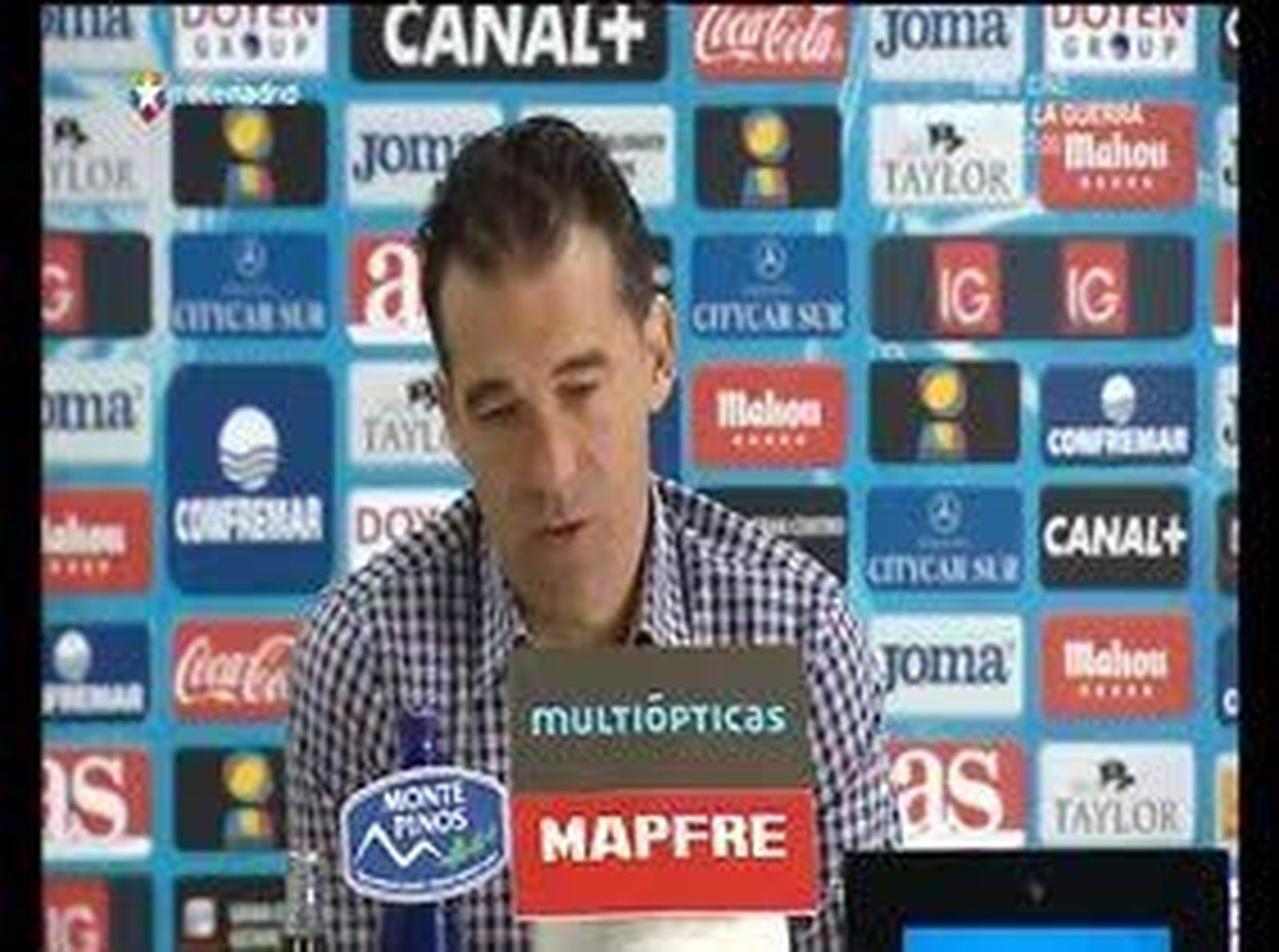 Luis García :"Nos tenemos que definir, si de mitad de la tabla para arriba o para abajo"