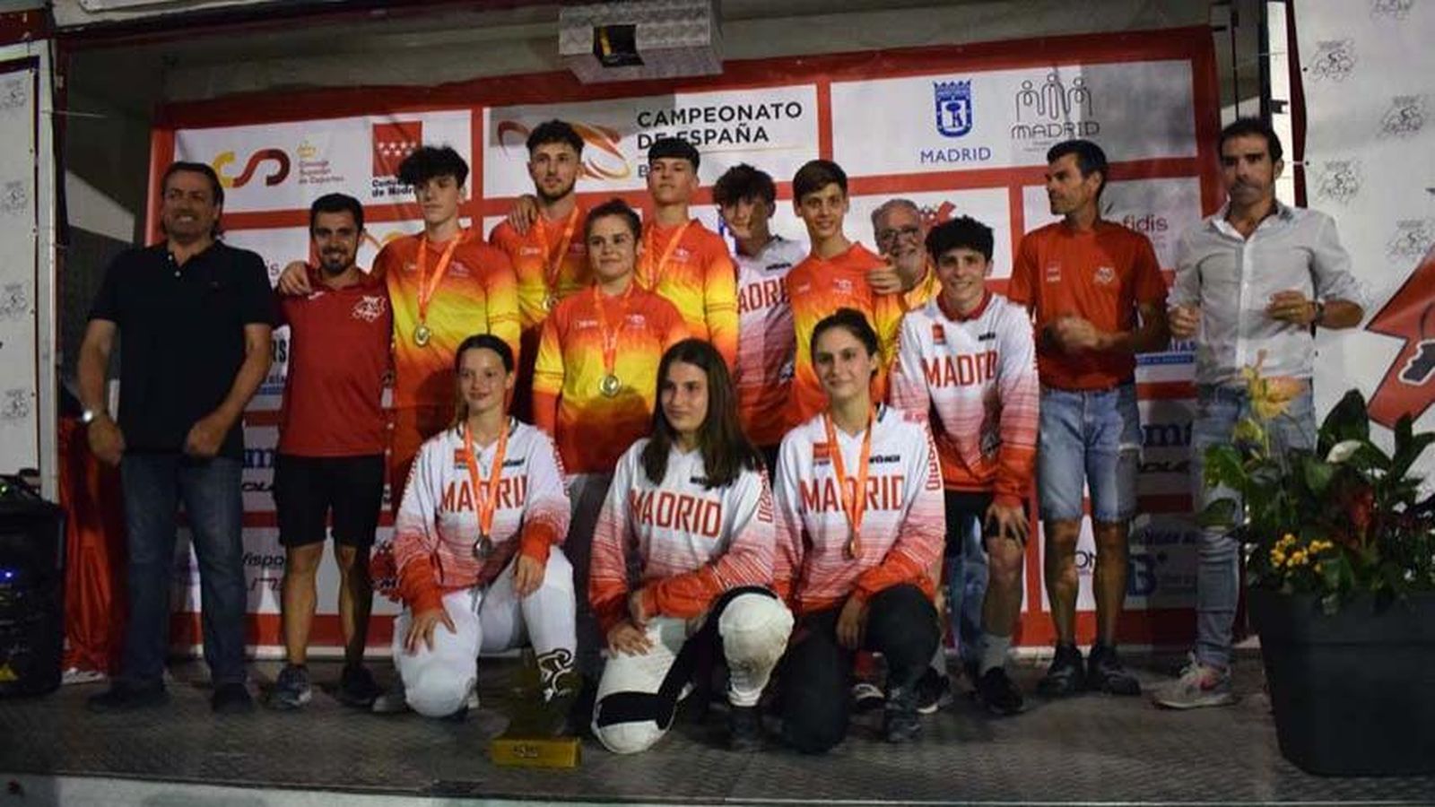Medallistas madrileños de BMX