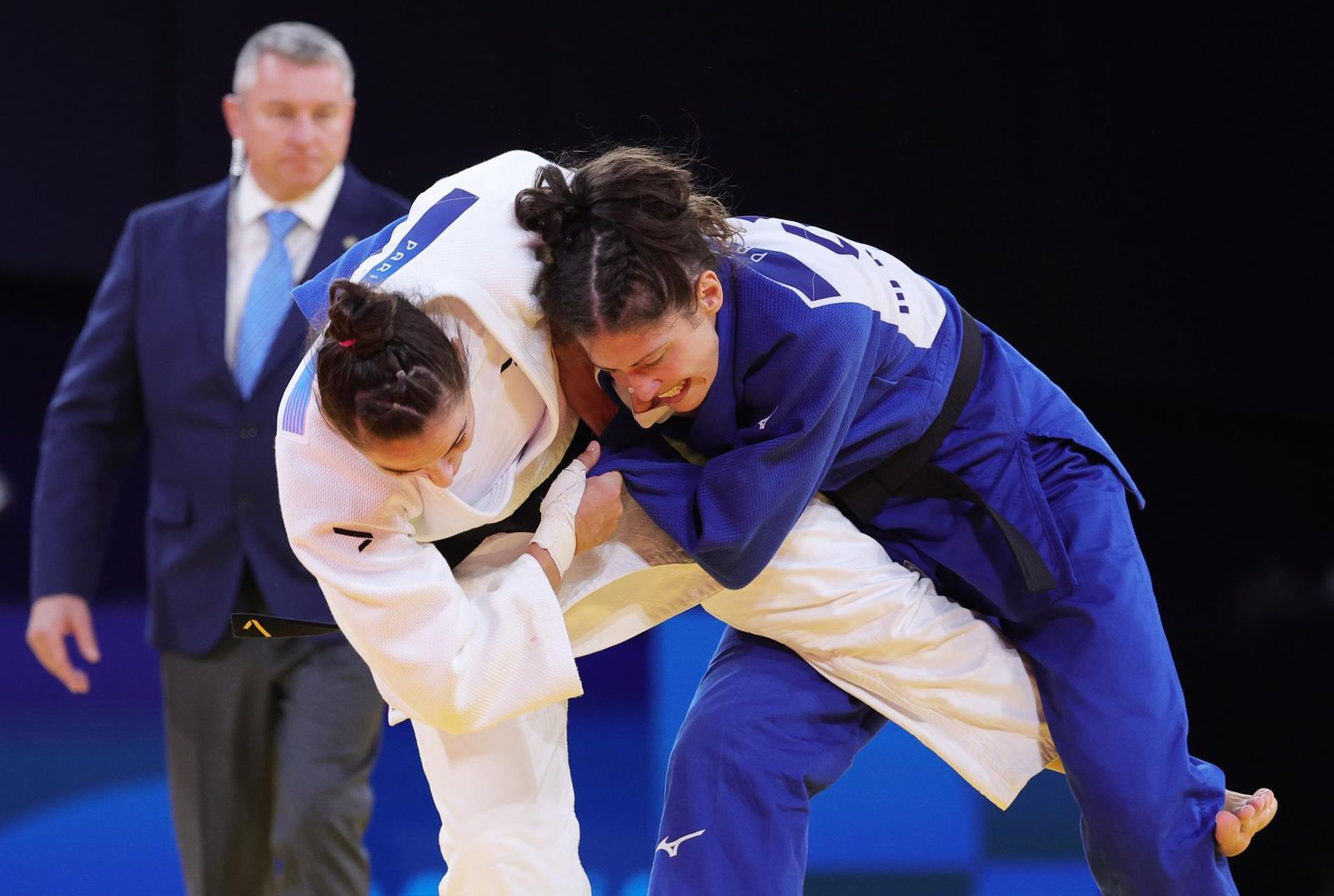 Combate de judo en París