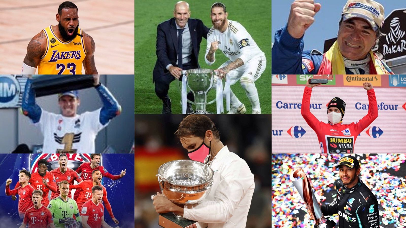 Los grandes campeones de 2020