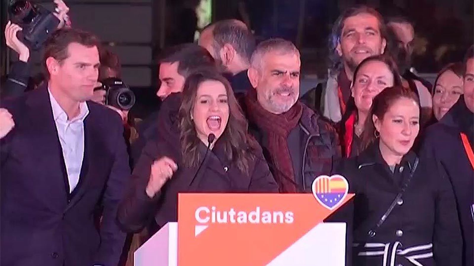 Arrimadas: Hemos votado unión y convivencia, pese a la mayoría secesionista