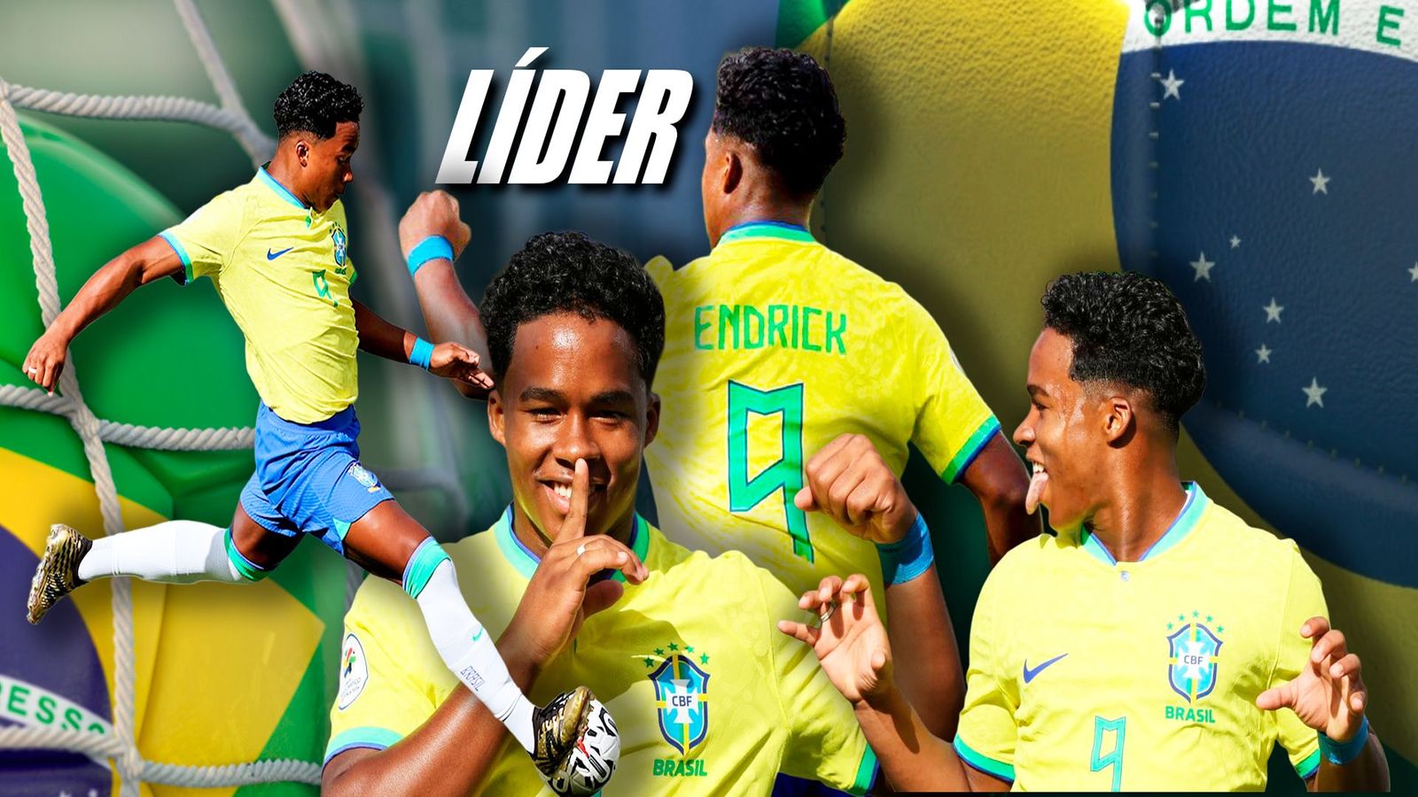 Endrick deslumbra con Brasil