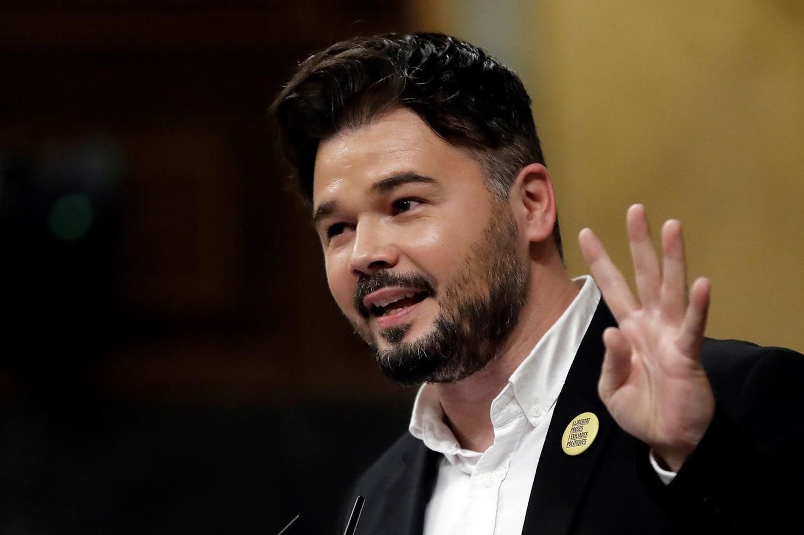 Rufián advierte a Sánchez de que sin mesa de diálogo no habrá legislatura