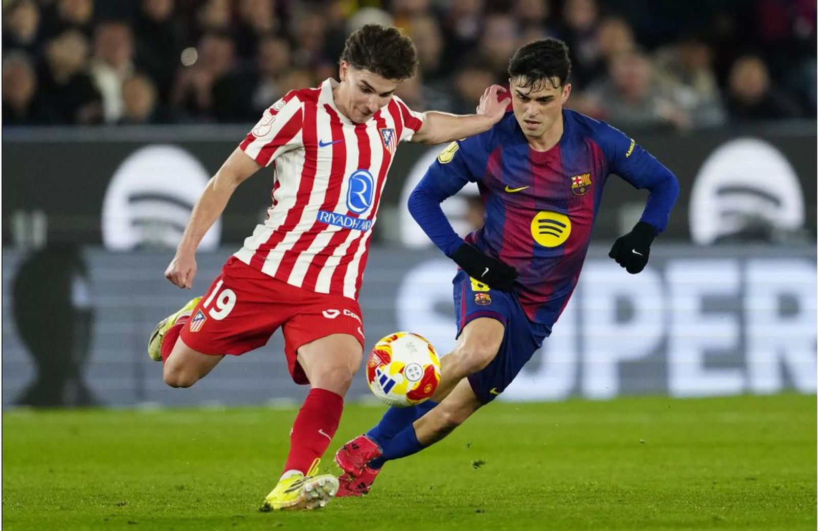 Julián Álvarez y Pedri
