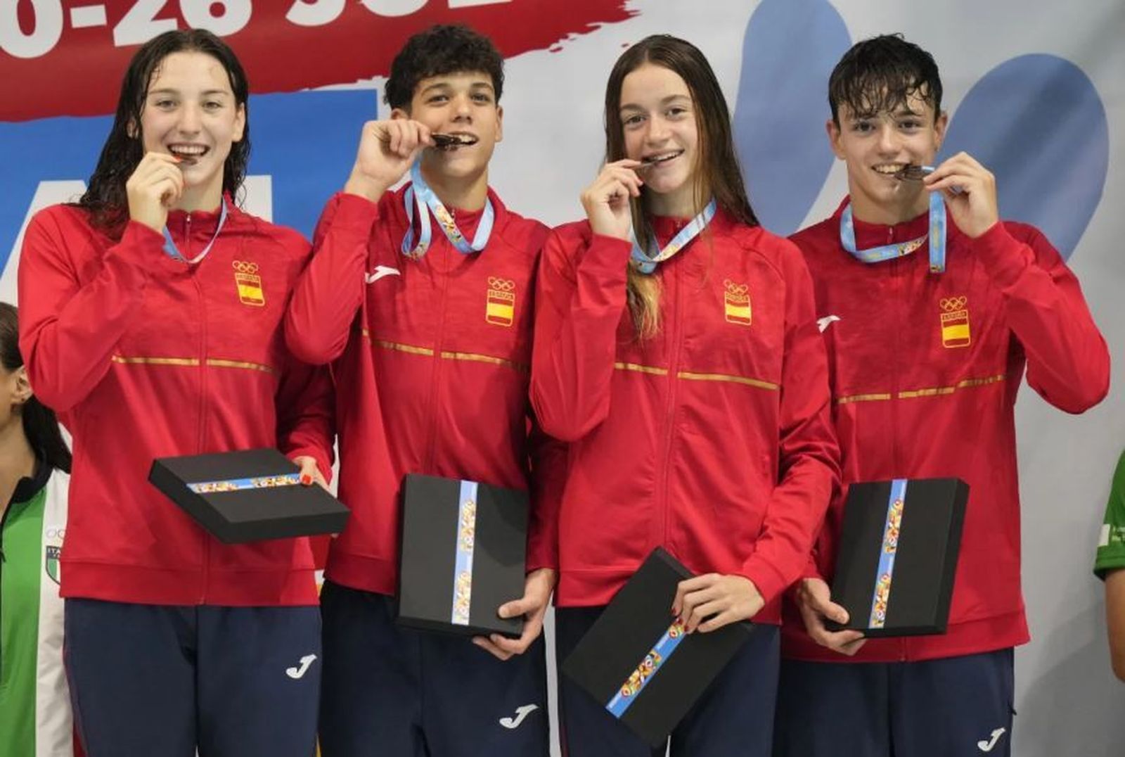 Medallistas españoles en el Festival Olímpico de la Juventud Europea