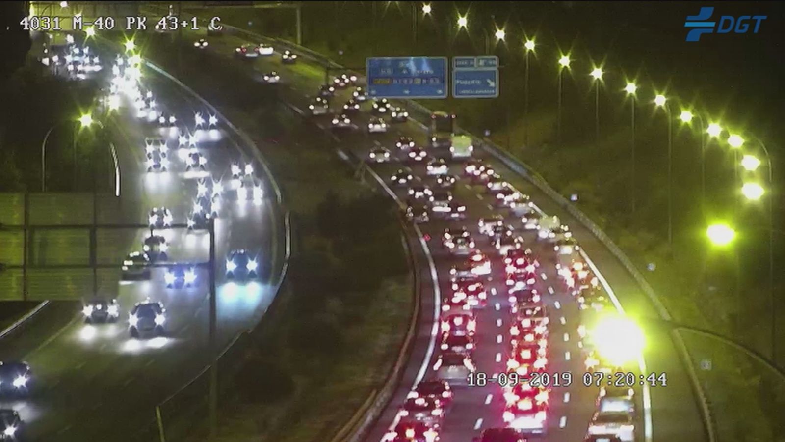 Tráfico en M40