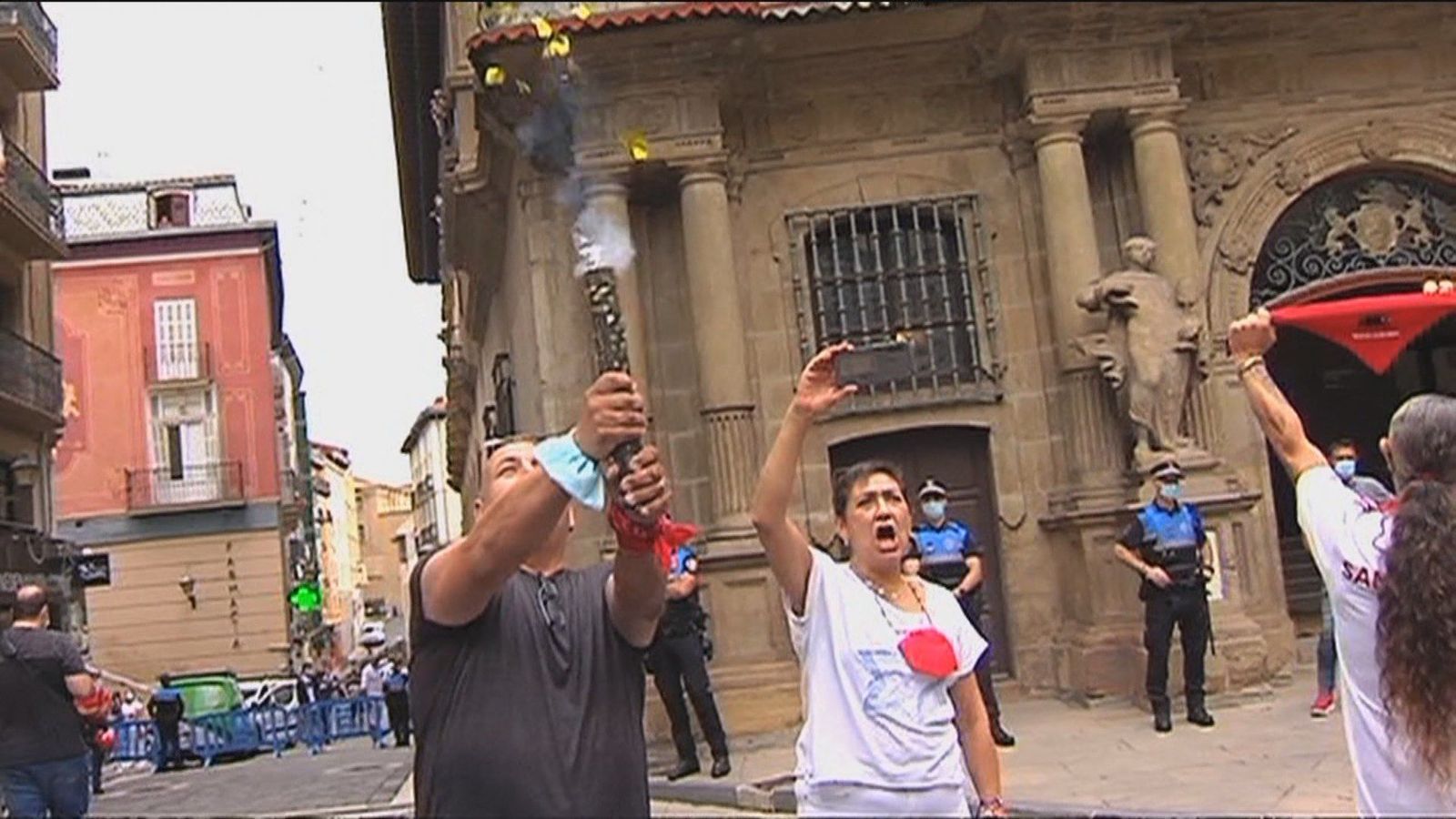 Pamplona se queda otra vez sin el chupinazo de Sanfermines por la pandemia del Covid