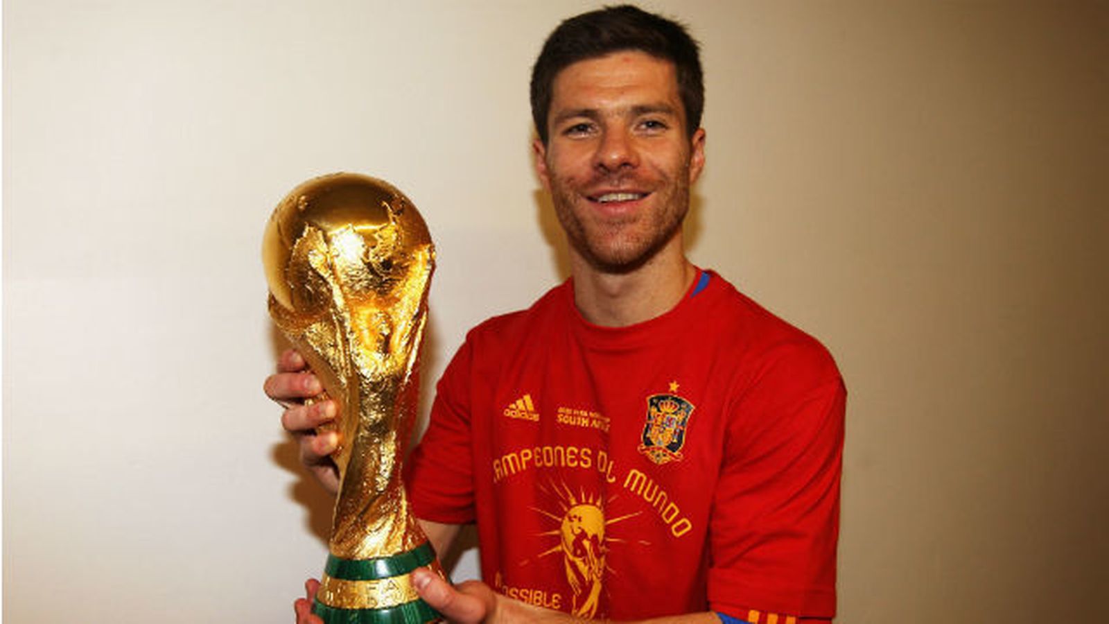 Xabi Alonso, campeón de mundo en 2010