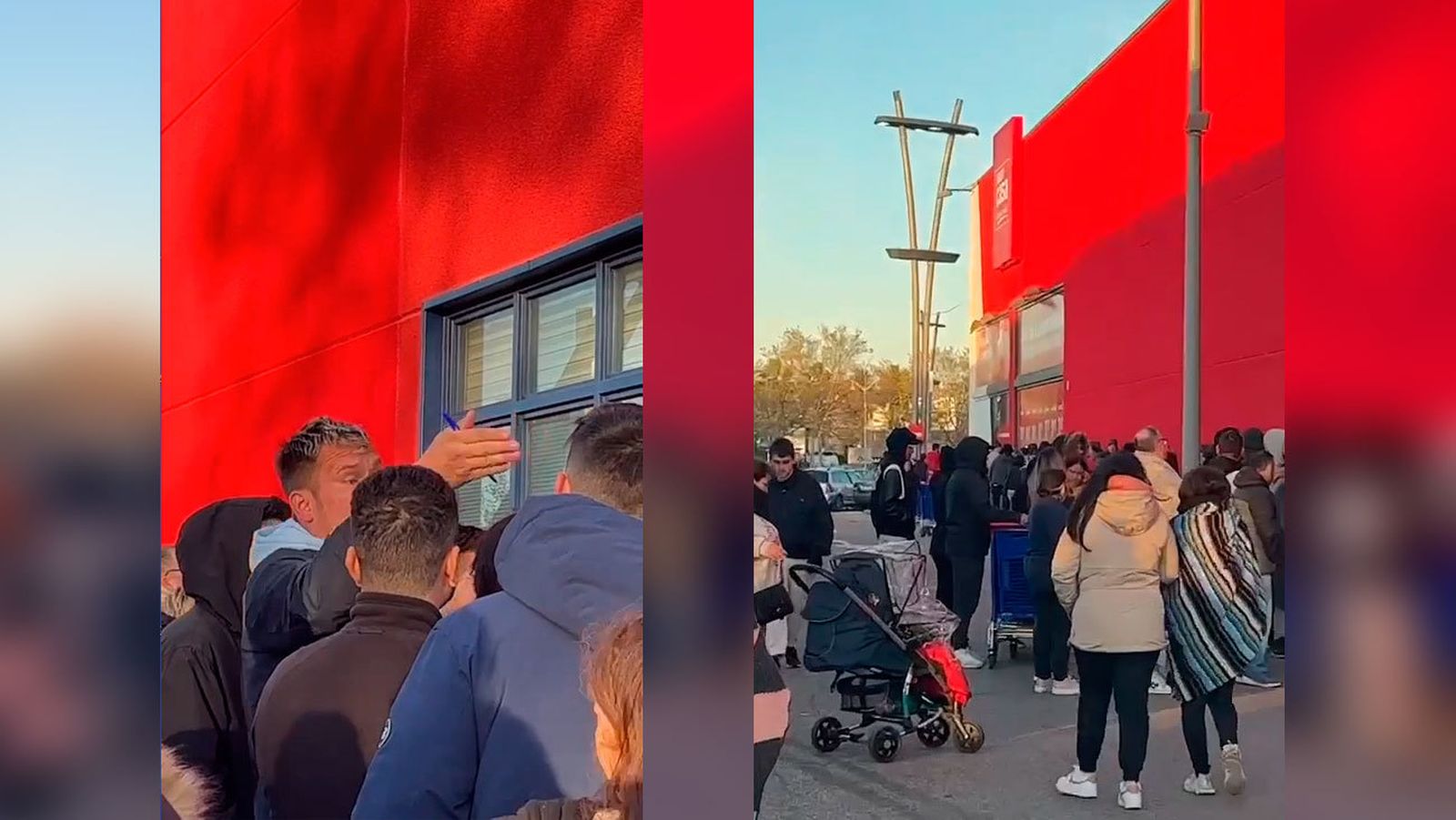 Caos a las puertas de 'Crazyday' recién inaugurado de Parla: "Llevamos desde las 7:30 y no nos dejan pasar"