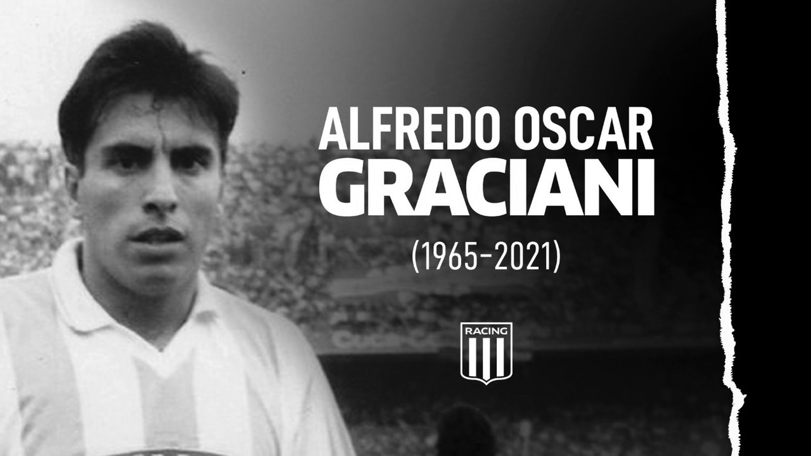 Alfredo Graciani, exdelantero de Boca Juniors, Racing Club, Argentinos Juniors y Deportivo Español, entre otros equipos, falleció el 21 de abril a los 56 años de un paro cardiorrespiratorio.