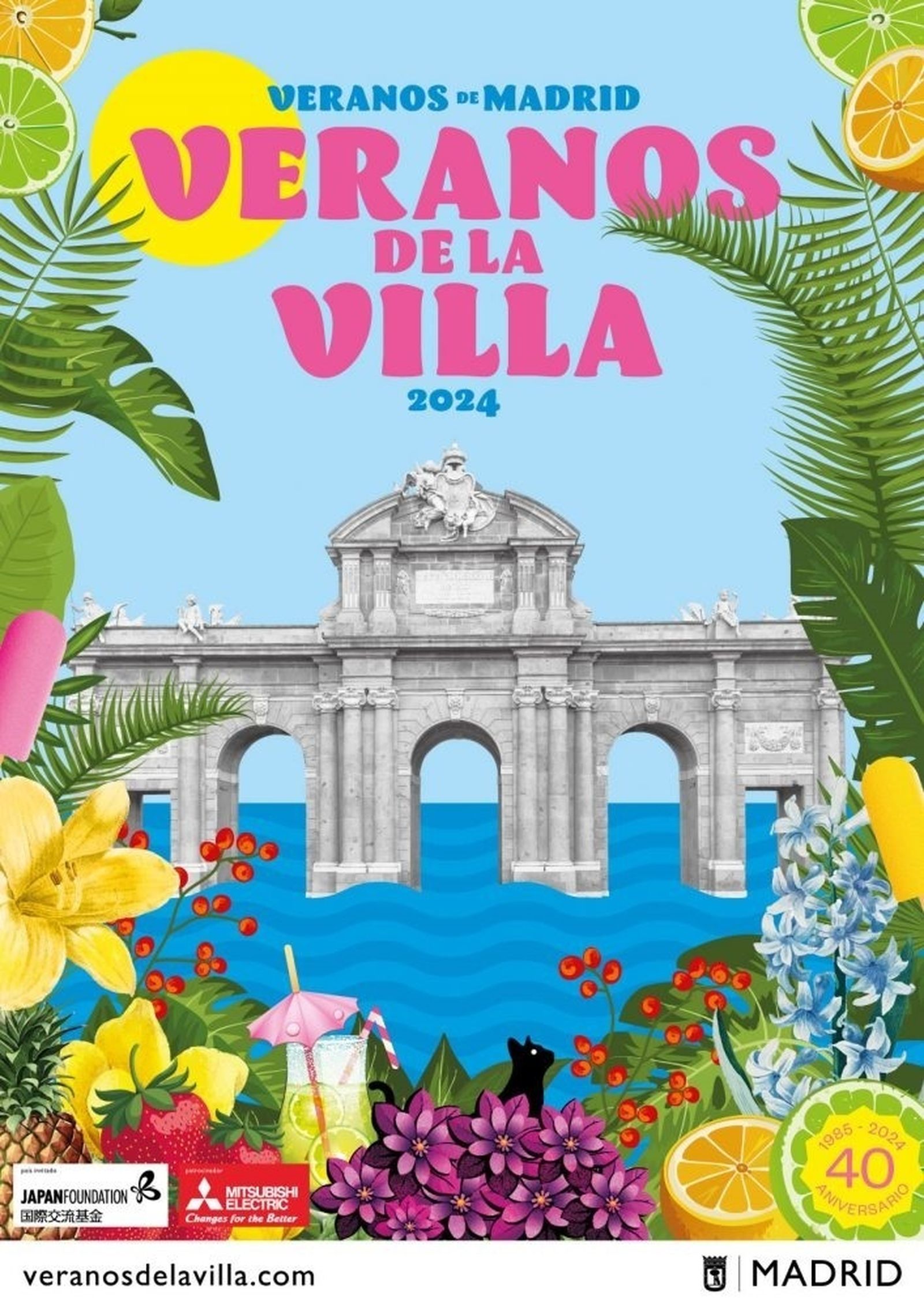 Cartel de Veranos de la Villa 2024