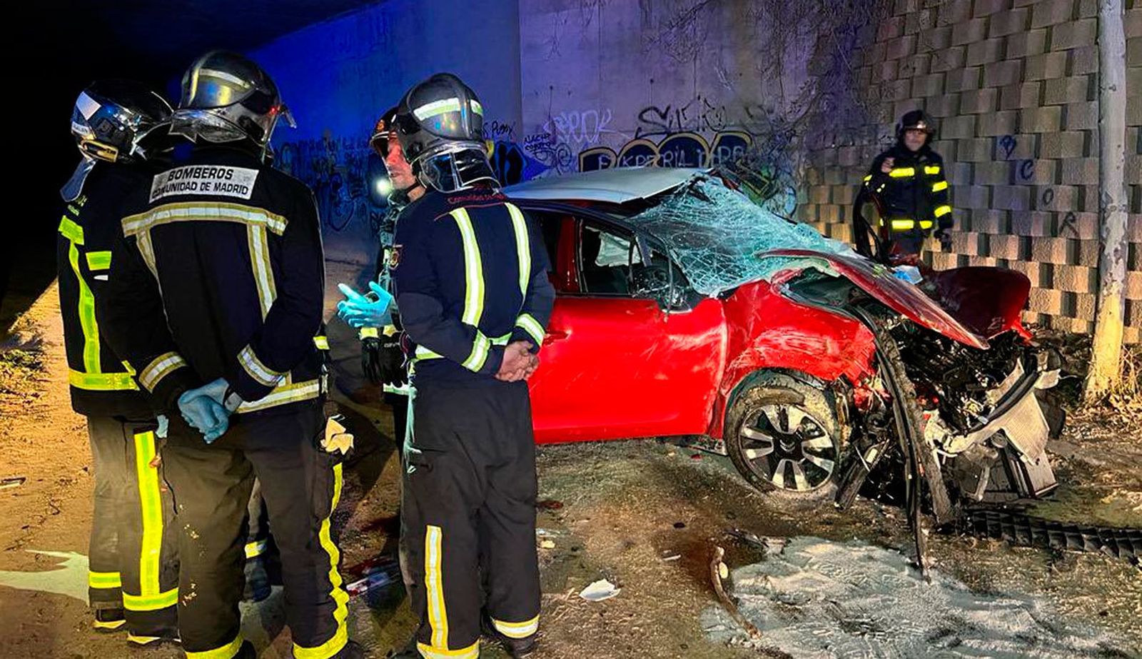 Accidente en Cobeña