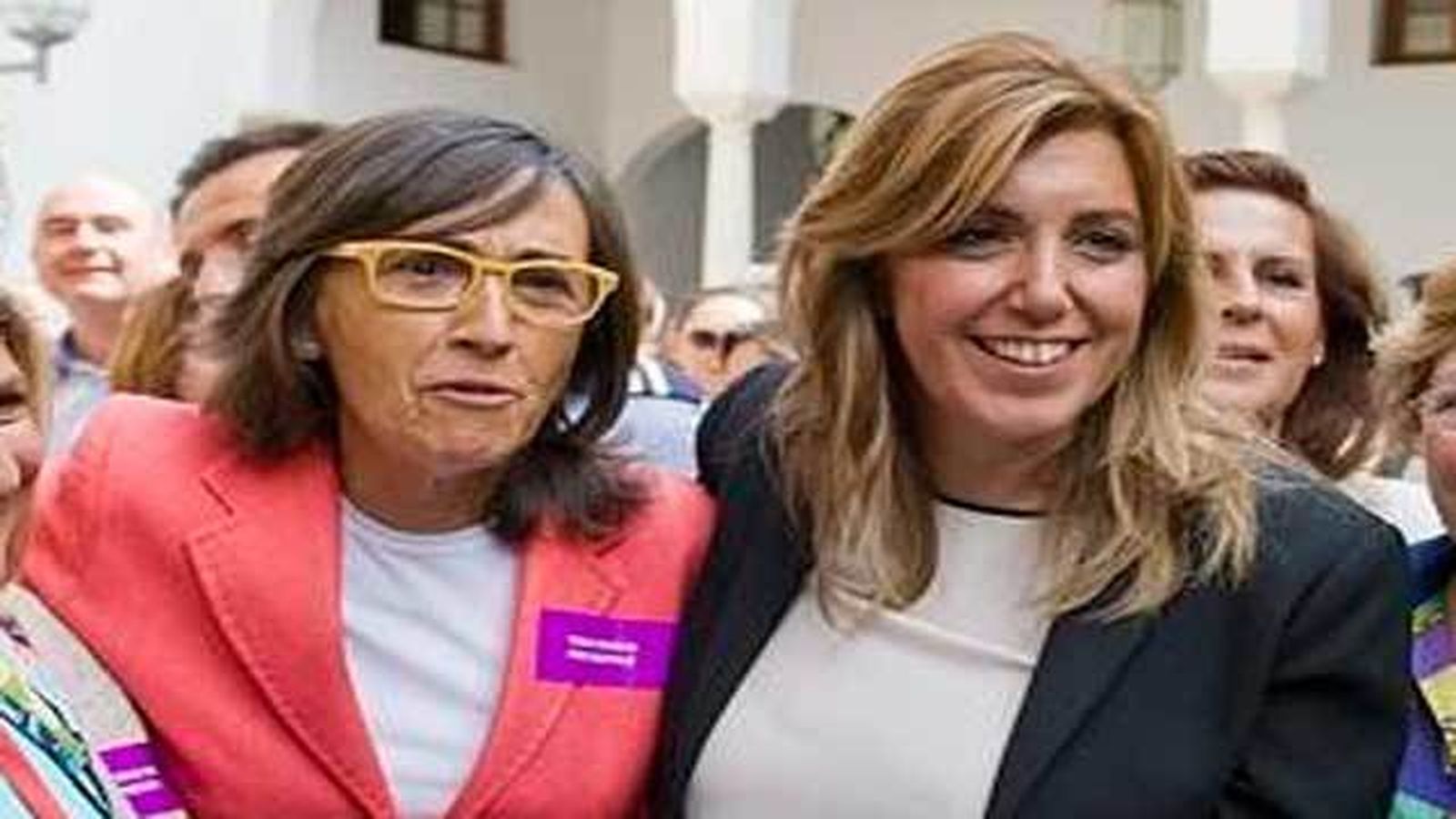 Rosa Aguilar con Susana Díaz