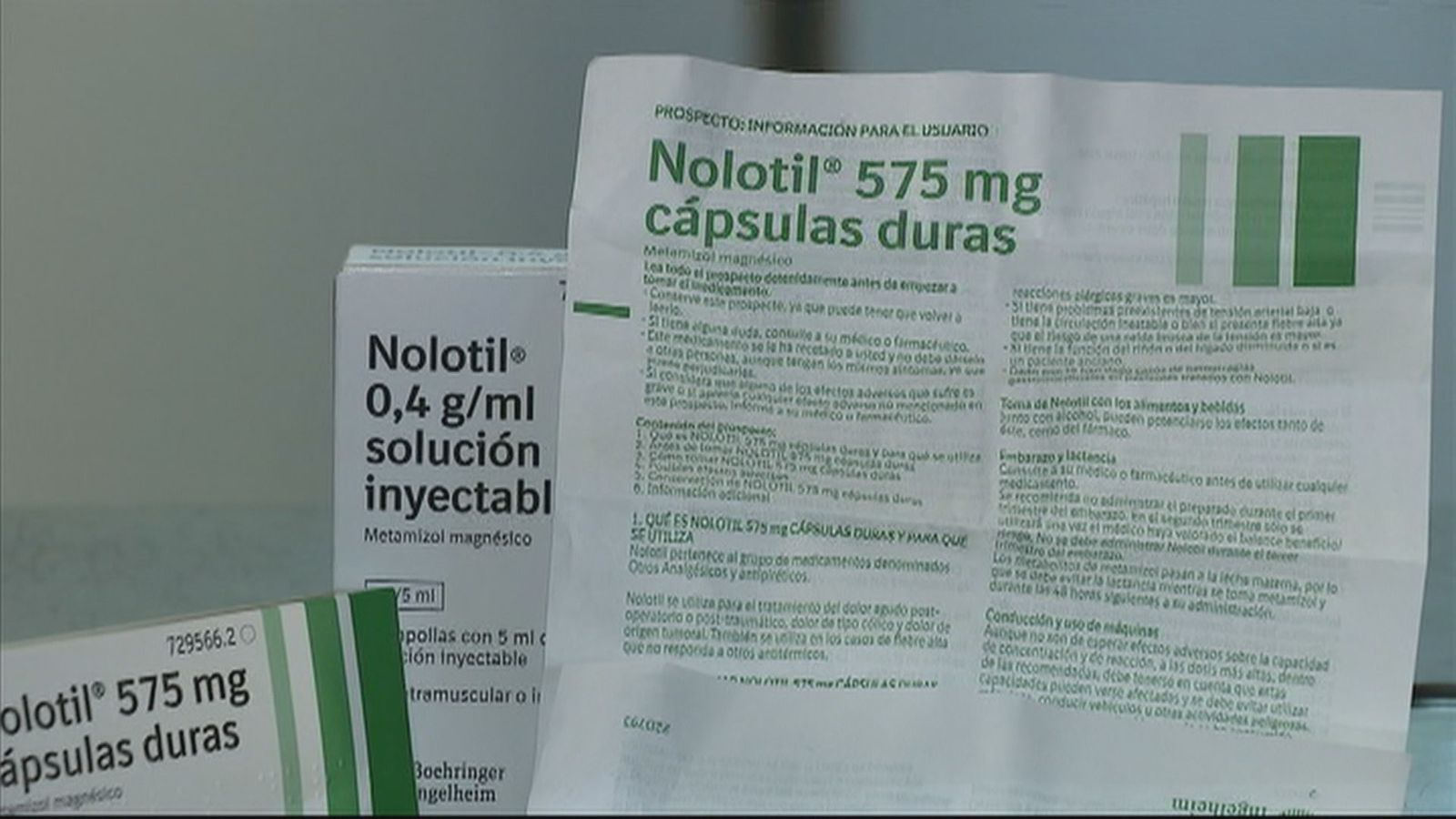 La Fiscalía investiga la posible responsabilidad sanitaria por el Nolotil