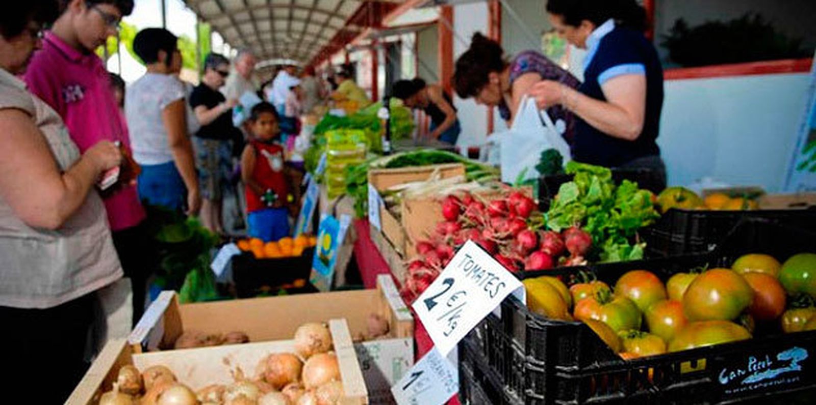 Mercadillo agroecológico en Rivas Vaciamadrid
