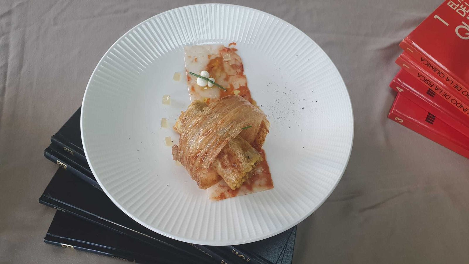 Una de las creaciones de la última edición de 'Alcalá Gastronómica'