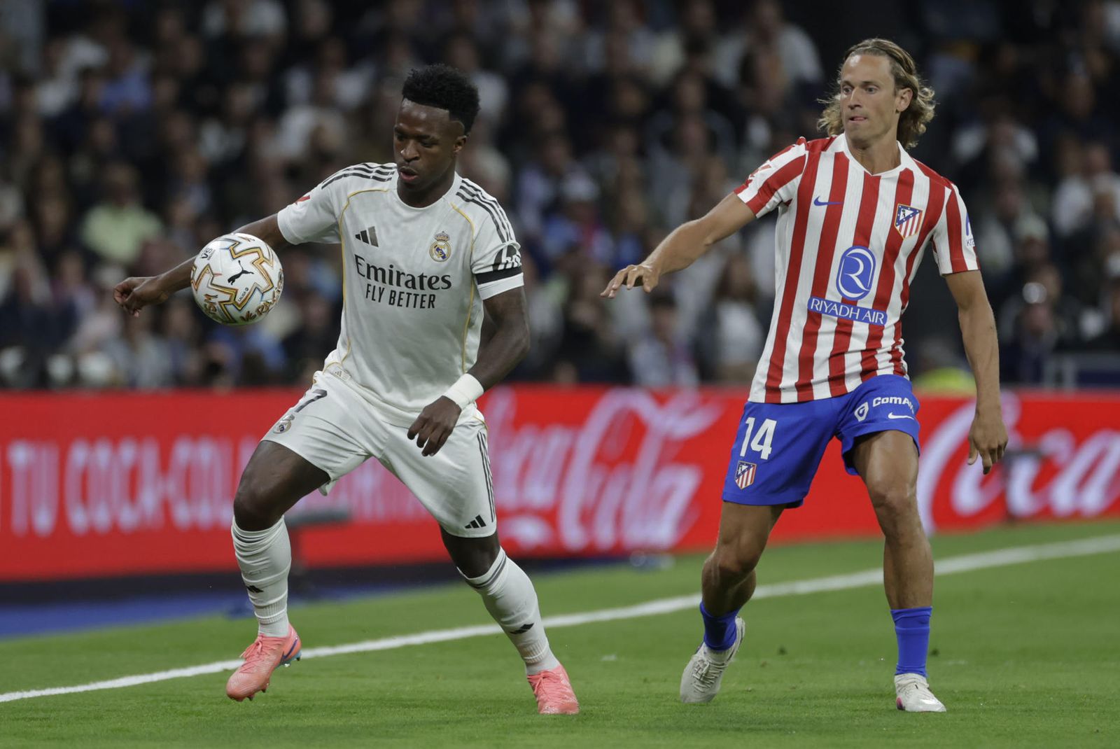 Vinicius y Marcos Llorente