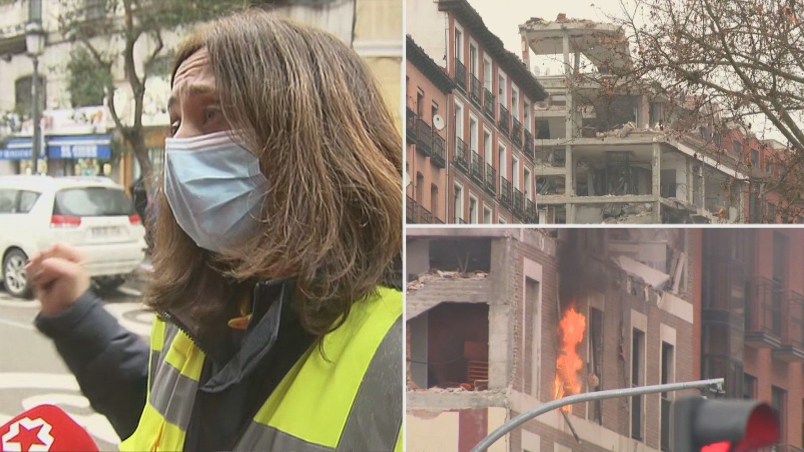 El Samur social traslada a los mayores de la residencia Los Nogales a otra residencia de la zona tras la explosión