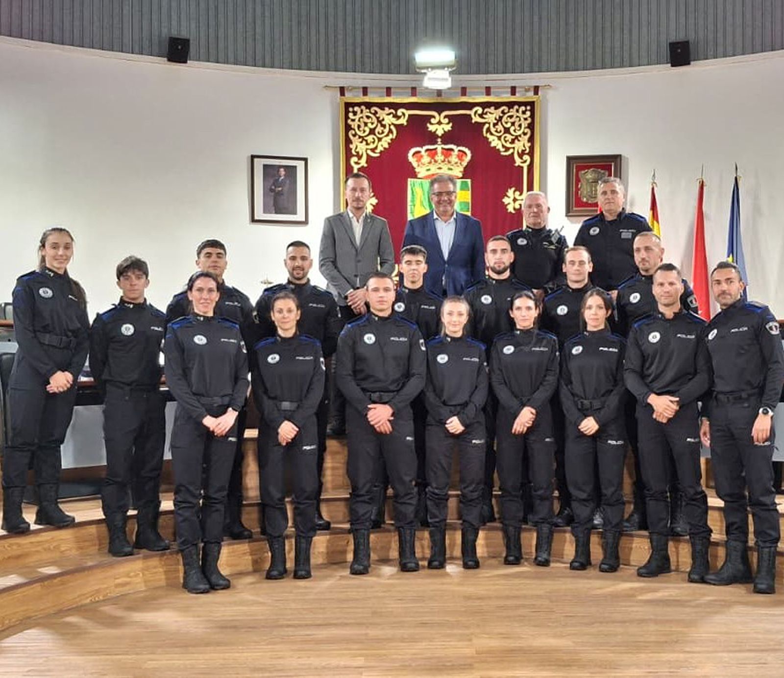 Toma de posesión de los nuevos agentes de la Policía Local de Parla
