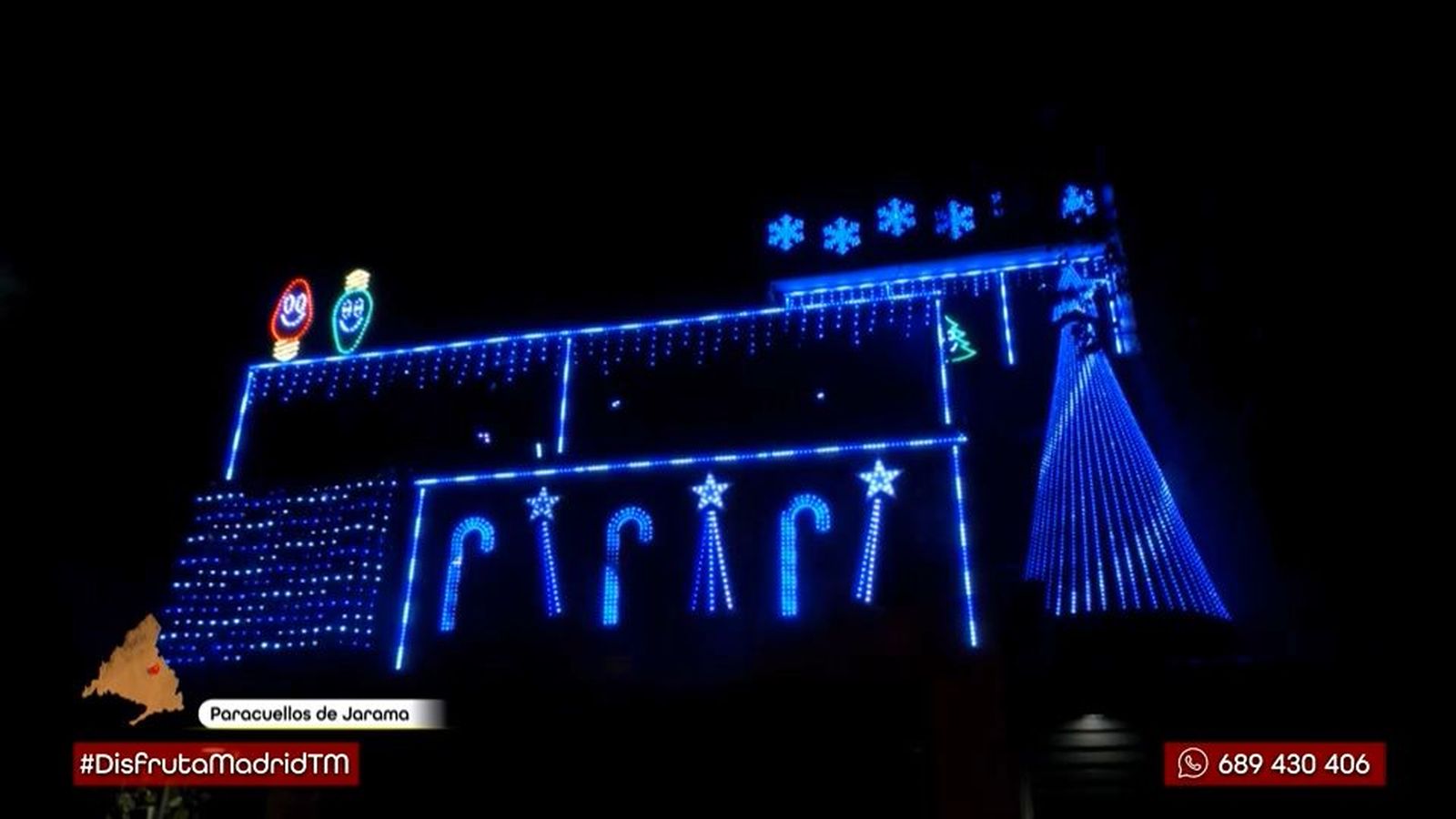 ¿La casa de Papá Noel o Paracuellos del Jarama? Las luces navideñas de esta familia te dejarán boquiabierto