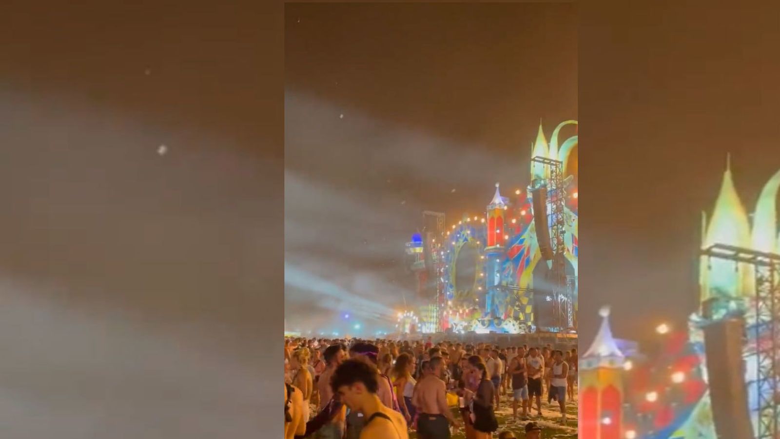 Tragedia en el Festival Medusa de Cullera, Valencia: Una tormenta derrumba parte del escenario y hay un muerto y varios heridos