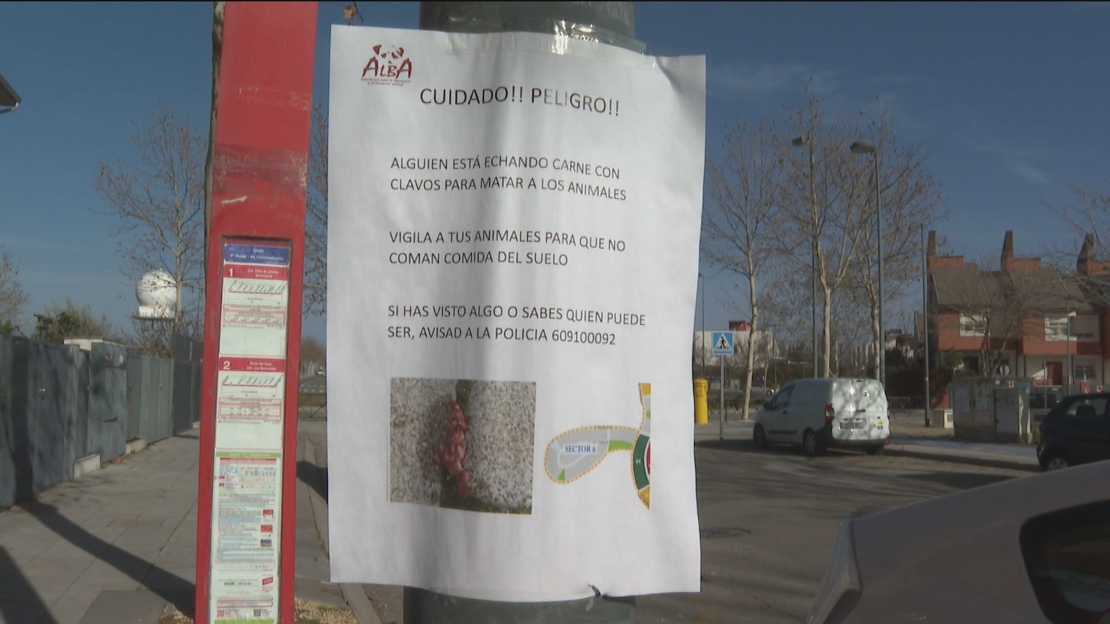 Advierten de la aparición de bolas de carne en Paracuellos con objetos punzantes